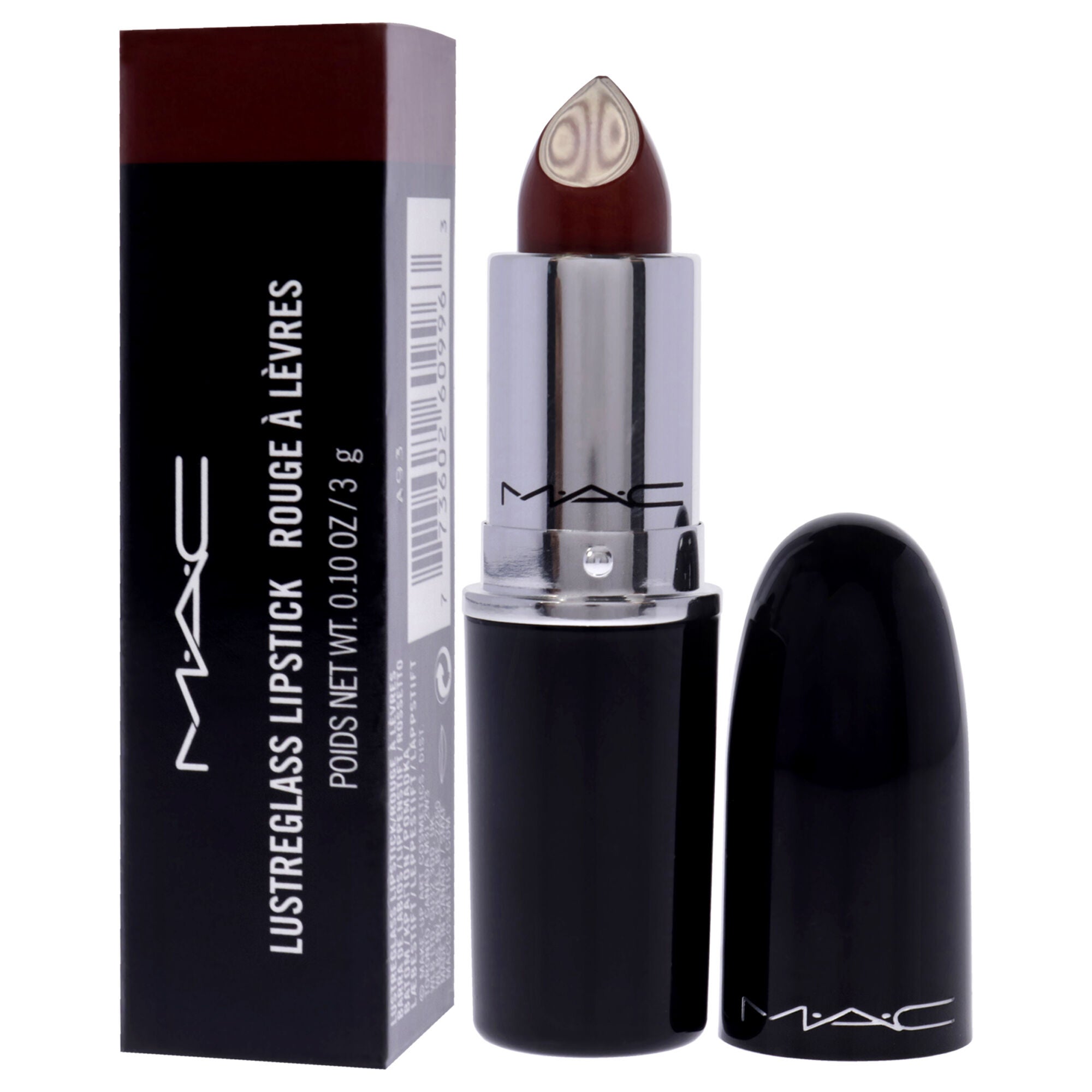 Lustreglass Lipstick - 549 PDA by MAC for Women - 0.1 oz Lipstick, Red, alternate image number 2
