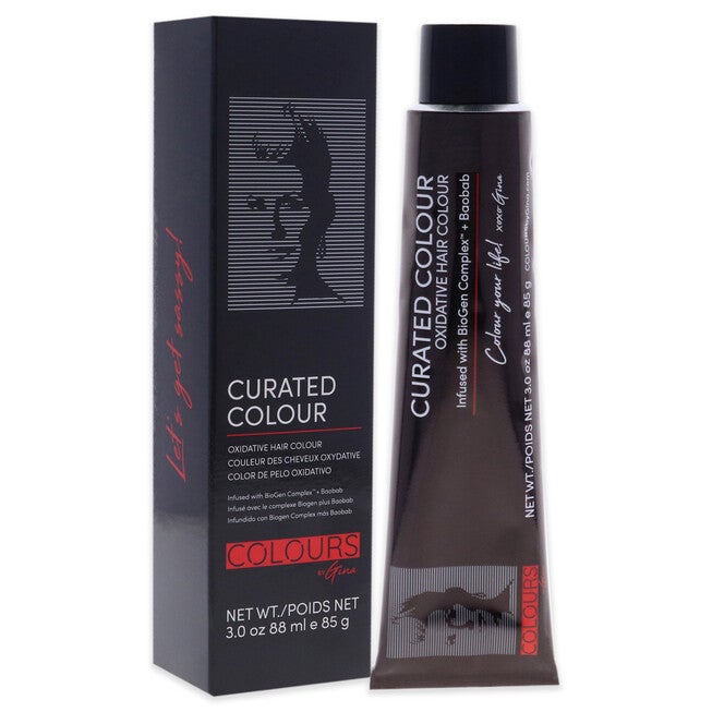 Curated Colour - 7.6-7R Reddish Blonde by Colours By Gina for Unisex - 3 oz Hair Color, See Description, alternate image number 2