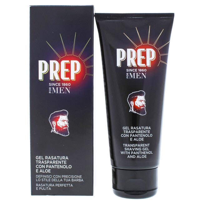 Transparent Shaving Gel with Panthenol and Aloe by Prep for Men - 3.4 oz Shaving Gel, See Description, hi-res image number 0