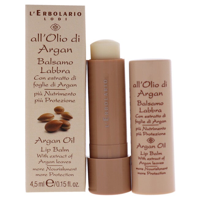 Lip Balm - Argan Oil by LErbolario for Unisex - 0.15 oz Lip Balm, NA, hi-res image number null