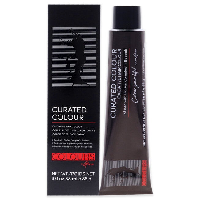 Curated Colour - 7.6-7R Reddish Blonde by Colours By Gina for Unisex - 3 oz Hair Color, See Description, hi-res image number 0