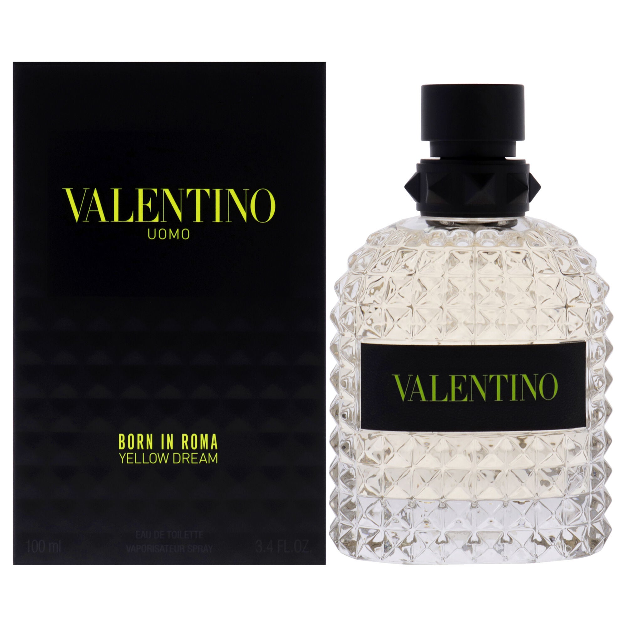 Uomo Born In Roma Yellow Dream by Valentino for Men - 3.4 oz EDT Spray, Clear, hi-res image number 0