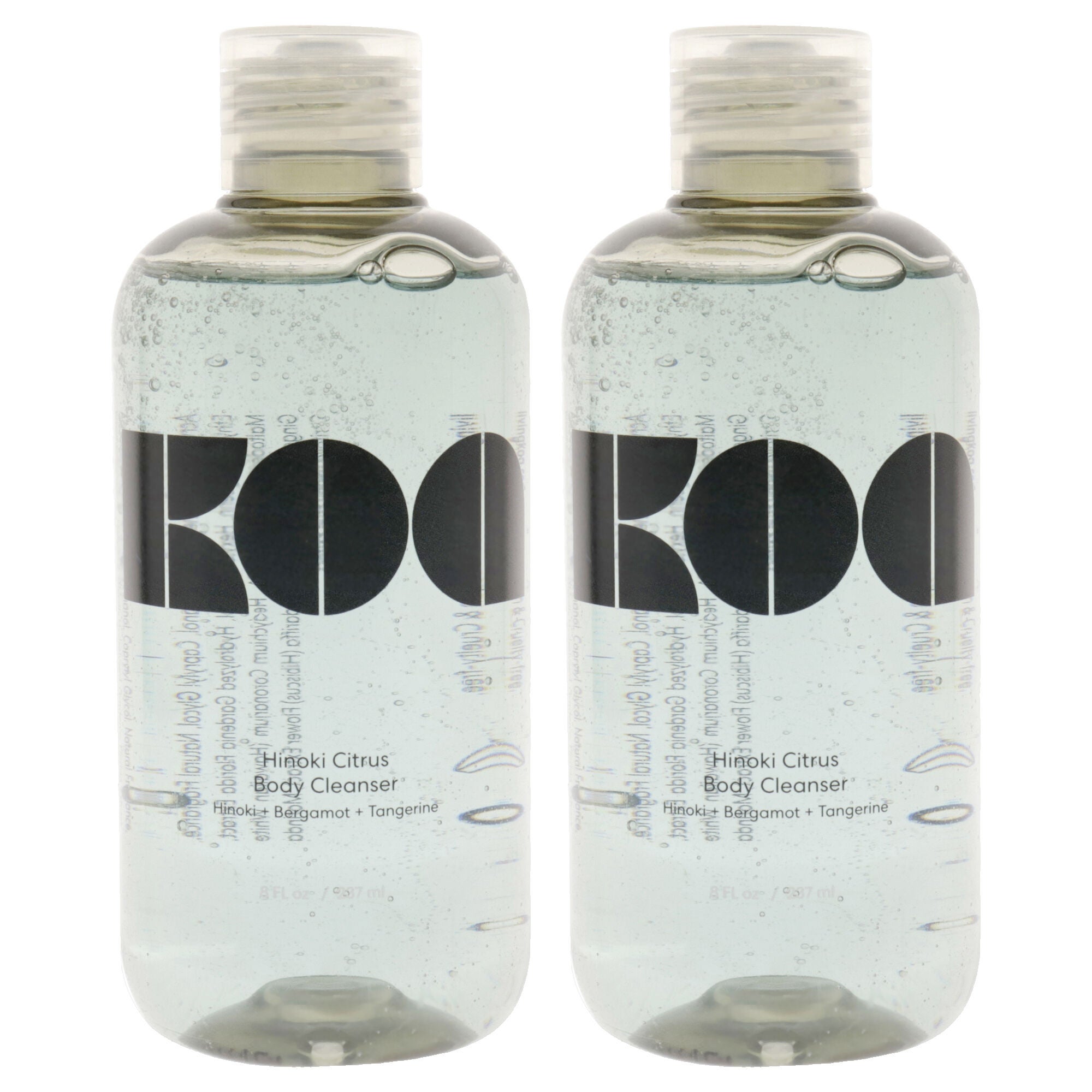 Hinoki Citrus Body Cleanser by KOA for Unisex - 8 oz Cleanser - Pack of 2, See Description, hi-res image number 0
