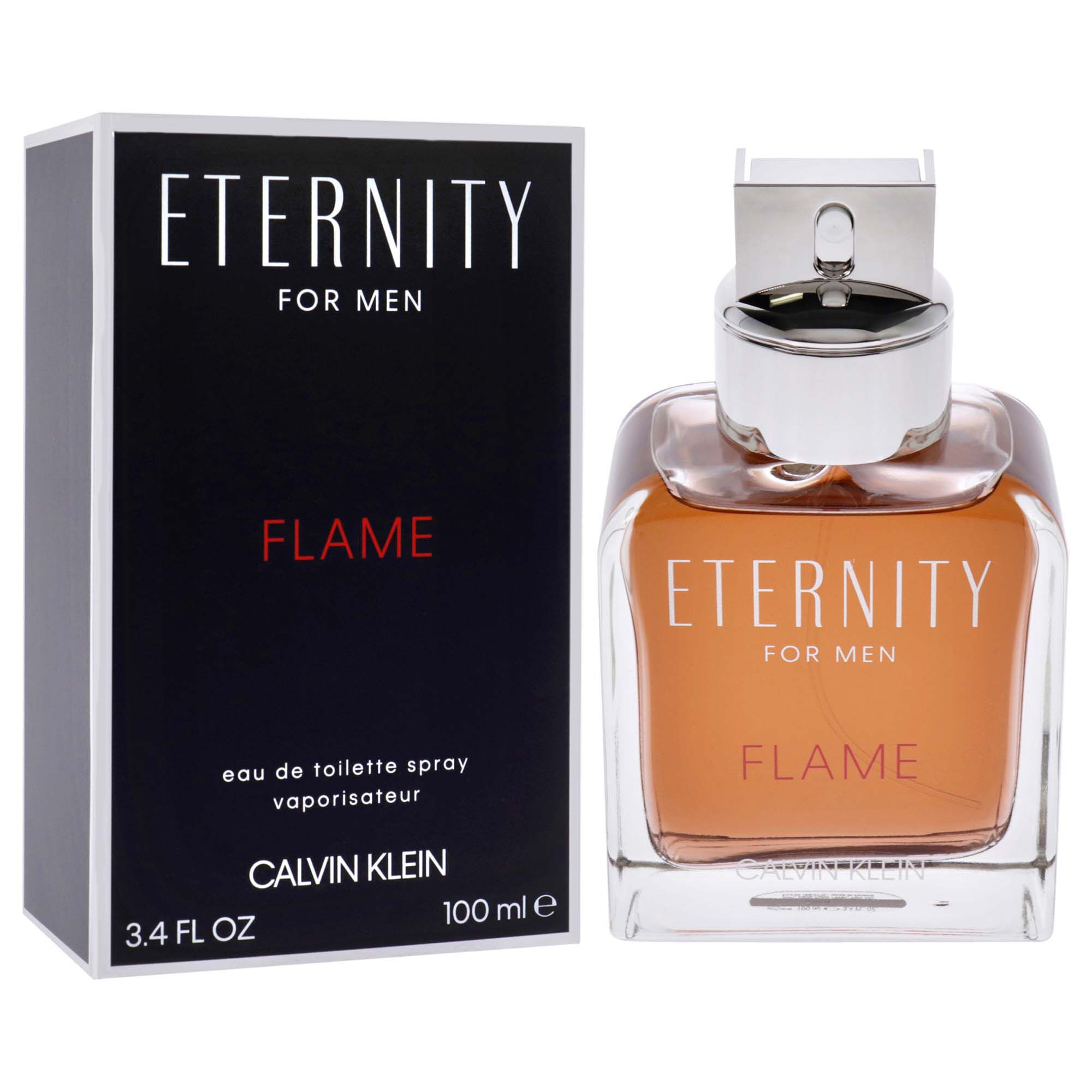 Eternity Flame by Calvin Klein for Men - 3.4 oz EDT Spray, See Description, alternate image number 2