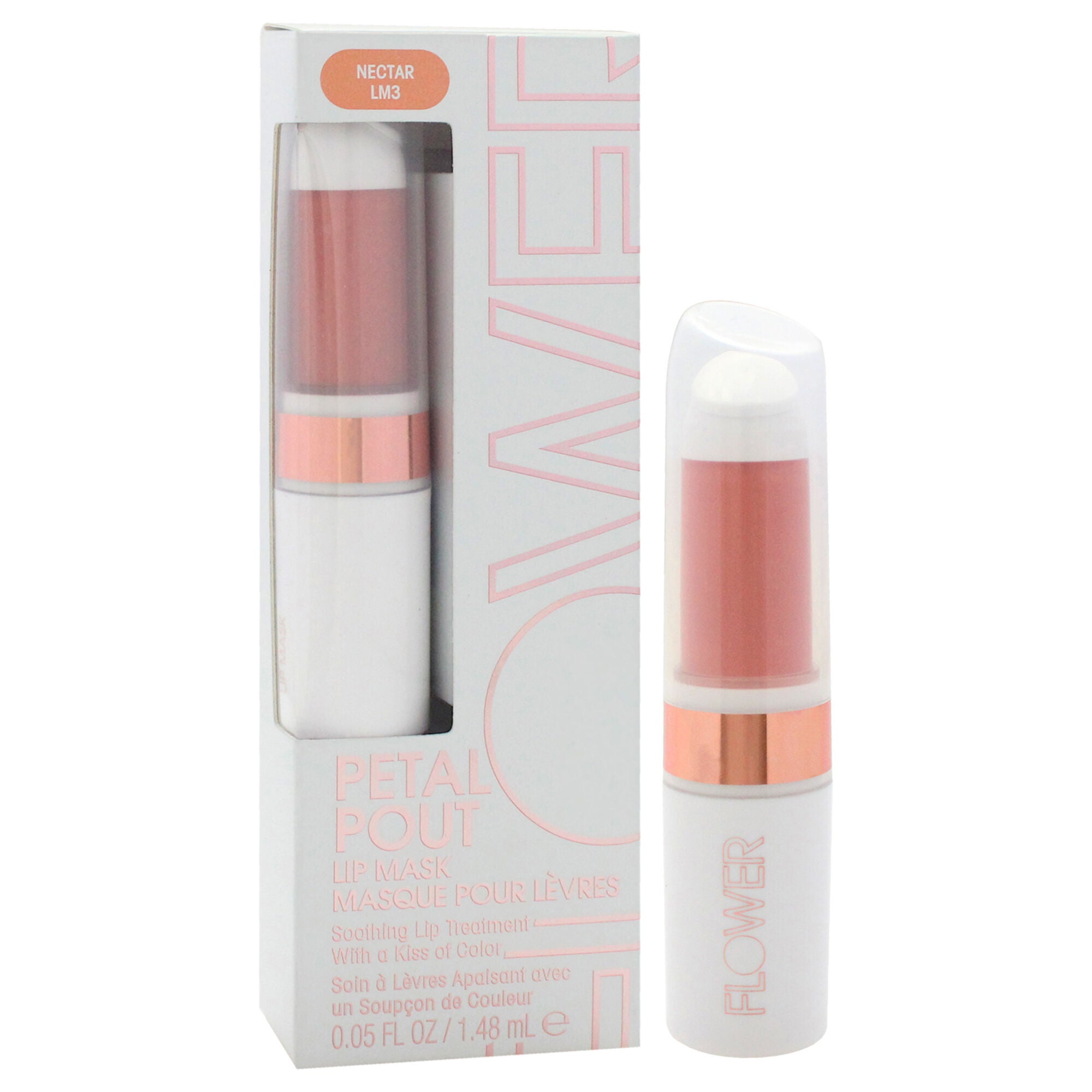 Petal Pout Lip Mask - LM3 Nectar by Flower Beauty for Women - 0.05 oz Lip Mask, See Description, alternate image number 2