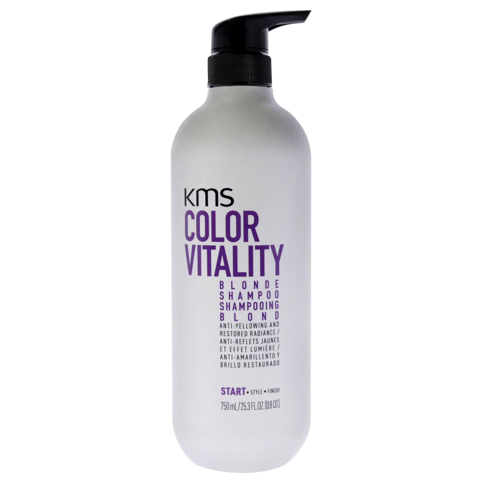 Color Vitality Blonde Shampoo by KMS for Unisex - 25.3 oz Shampoo, , alternate image number 3