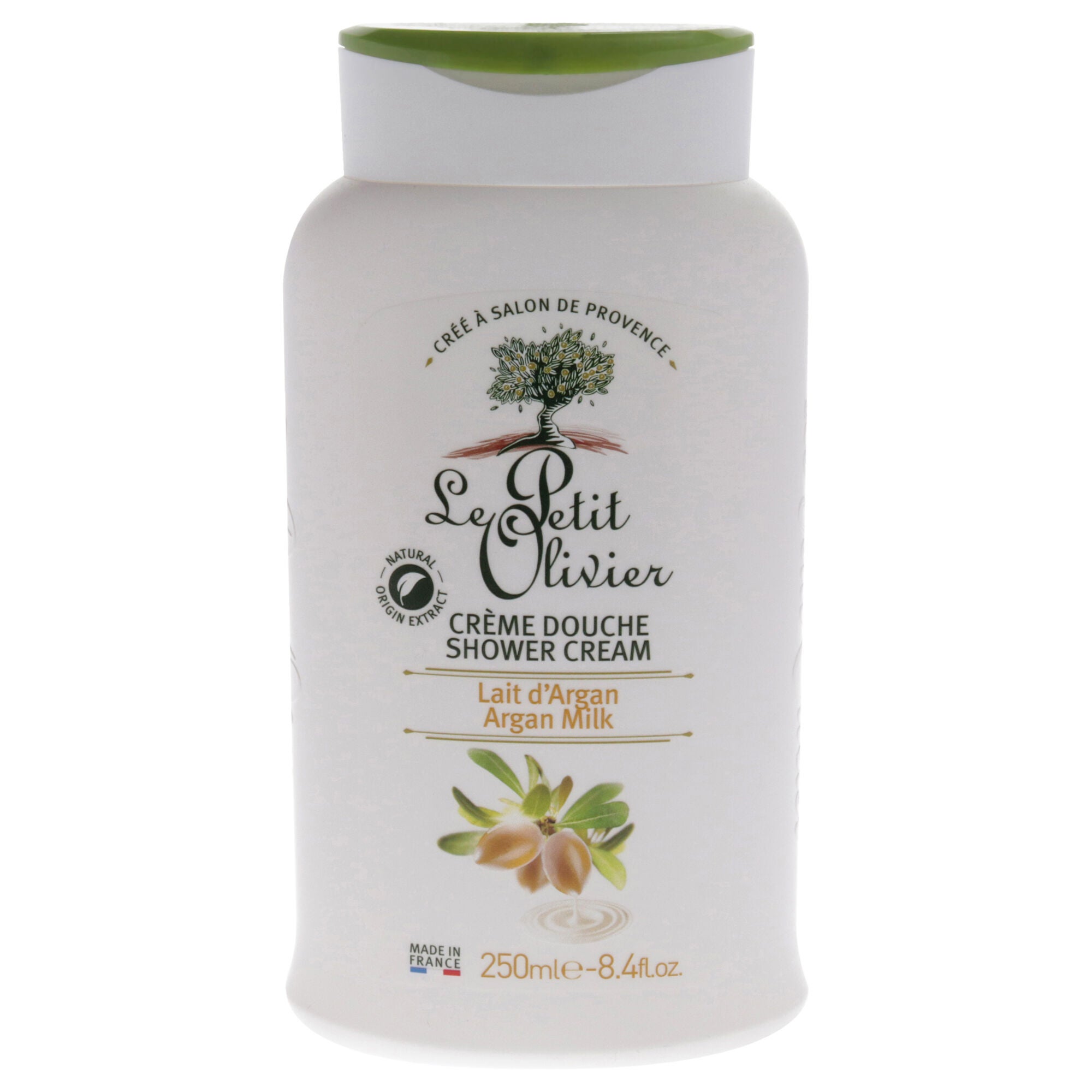 Shower Cream - Argan Milk by Le Petit Olivier for Women - 8.4 oz Shower Cream, See Description, hi-res image number 0