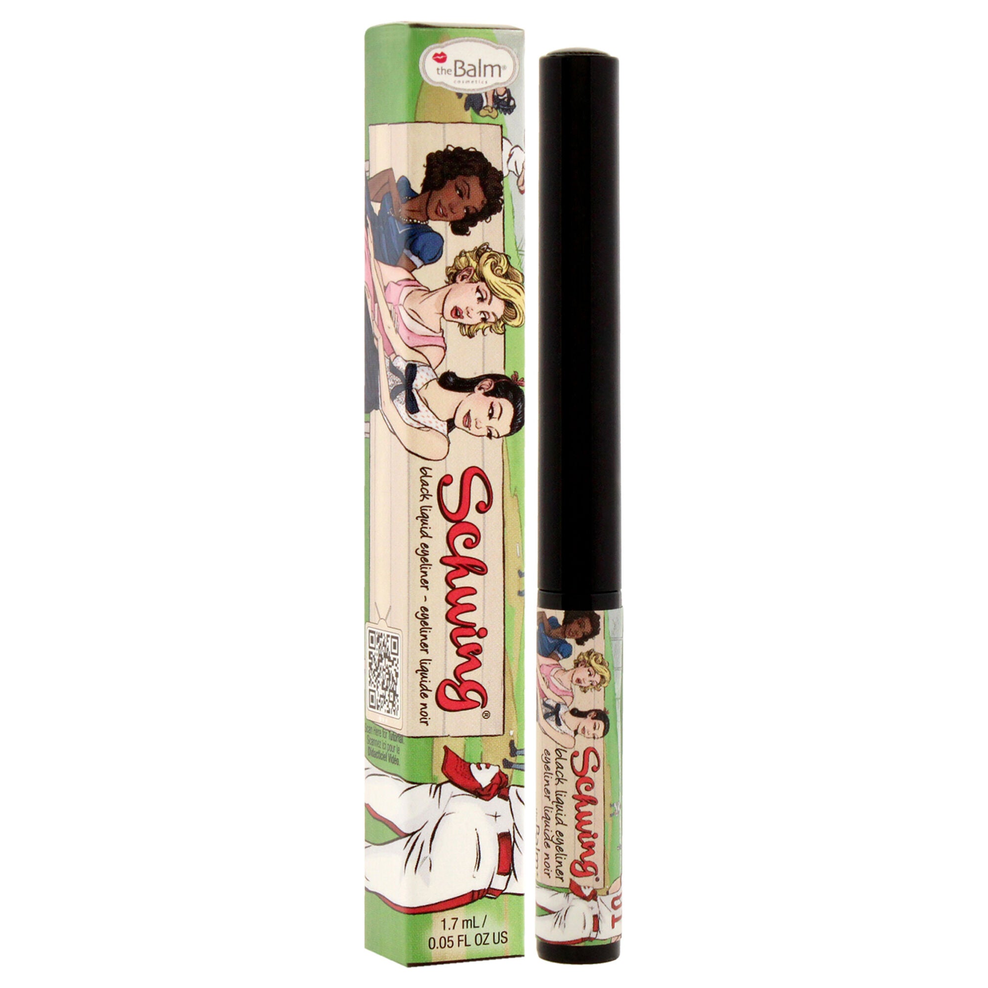 Schwing Liquid Eyeliner - Black by the Balm for Women - 0.05 oz Eyeliner, See Description, alternate image number 1