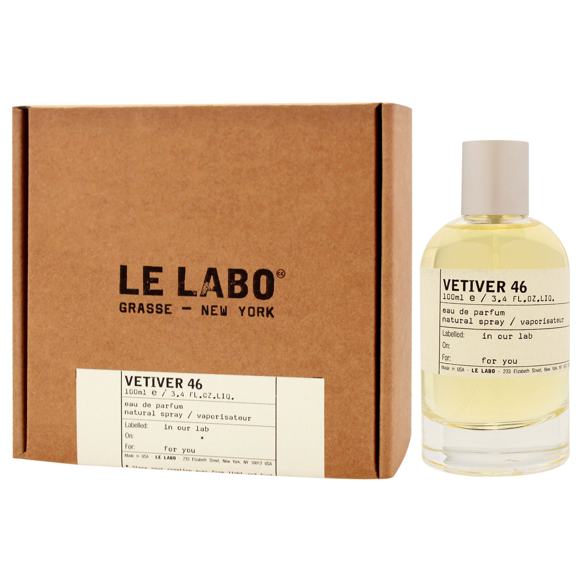 Vetiver 46 by Le Labo for Unisex - 3.4 oz EDP Spray, See Description, alternate image number 3