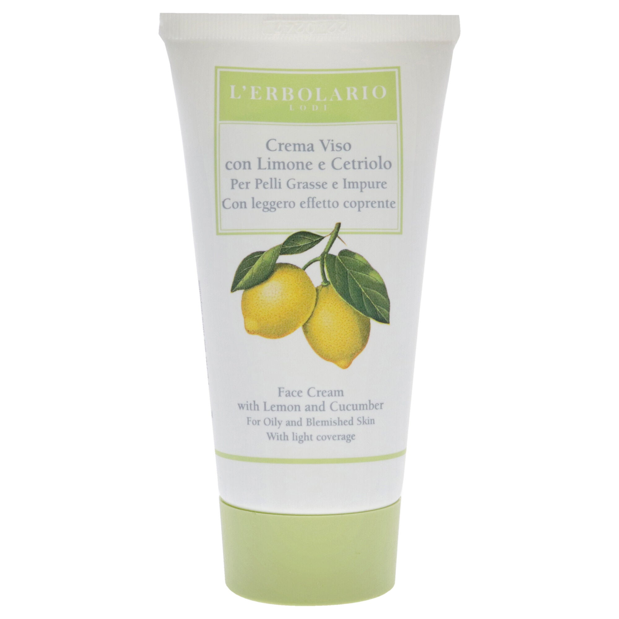 Face Cream With Lemon and Cucumber by LErbolario for Unisex - 1.6 oz Cream, , alternate image number 5