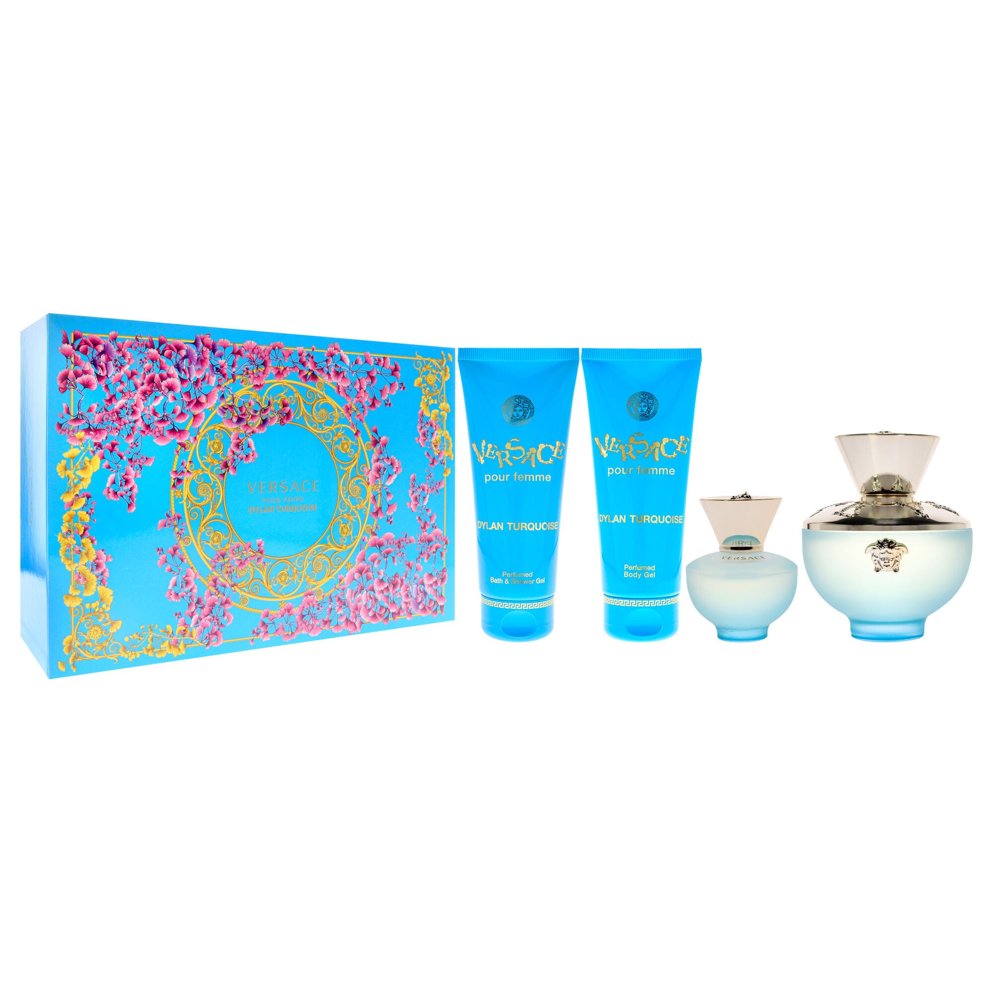 Versace Dylan Turquoise Pour Femme by Versace for Women - 4 Pc Gift Set, See Description, alternate image number 1