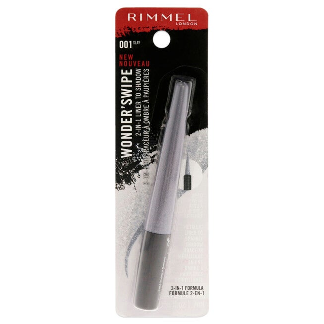 Wonder Swipe 2-in-1 Liner to Shadow - 001 Slay by Rimmel London for Women - 0.058 oz Eyeliner, NA, hi-res image number null