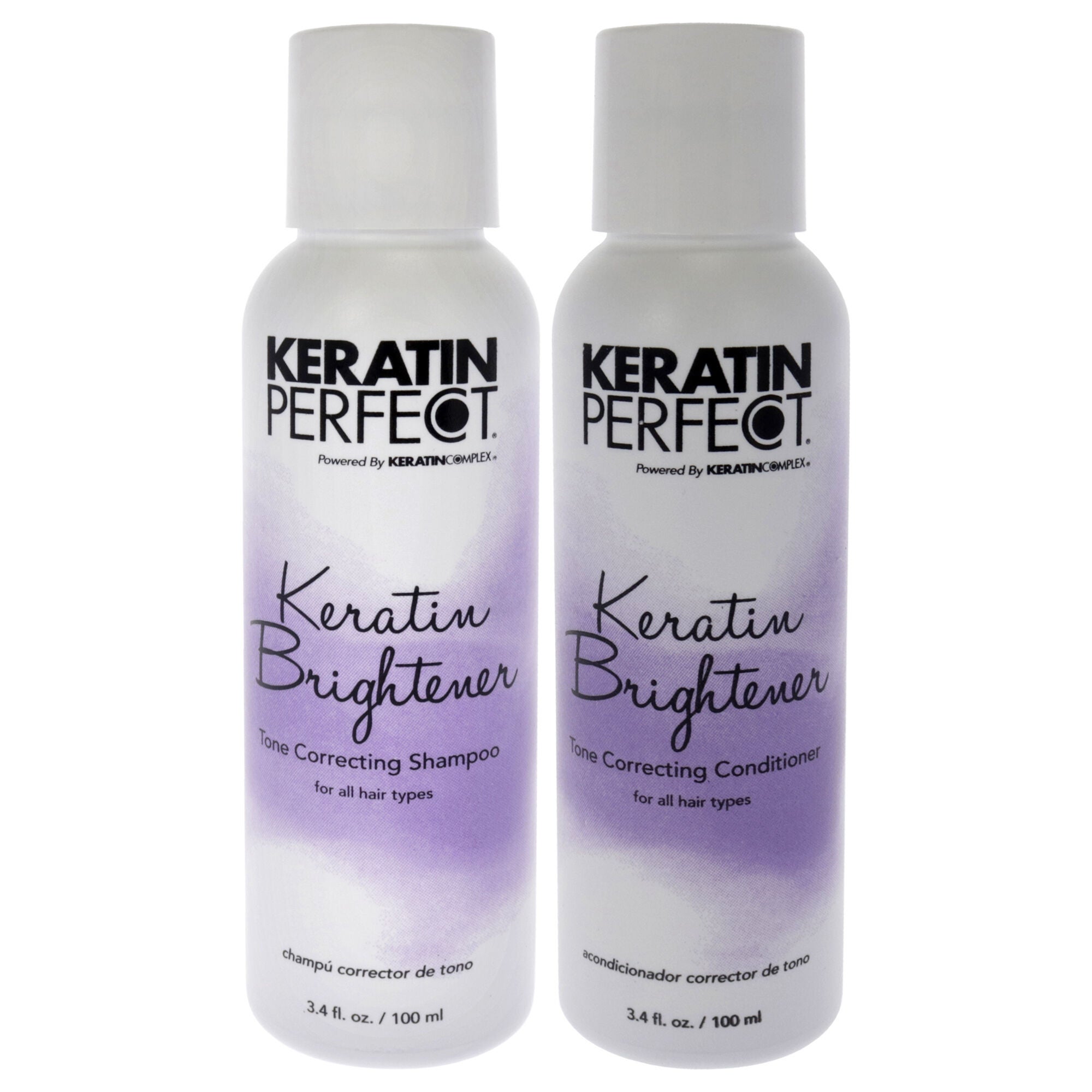 Keratin Brightener Duo by Keratin Perfect for Unisex -2 Pc 3.4oz Shampoo, 3.4oz Conditioner, , alternate image number 5