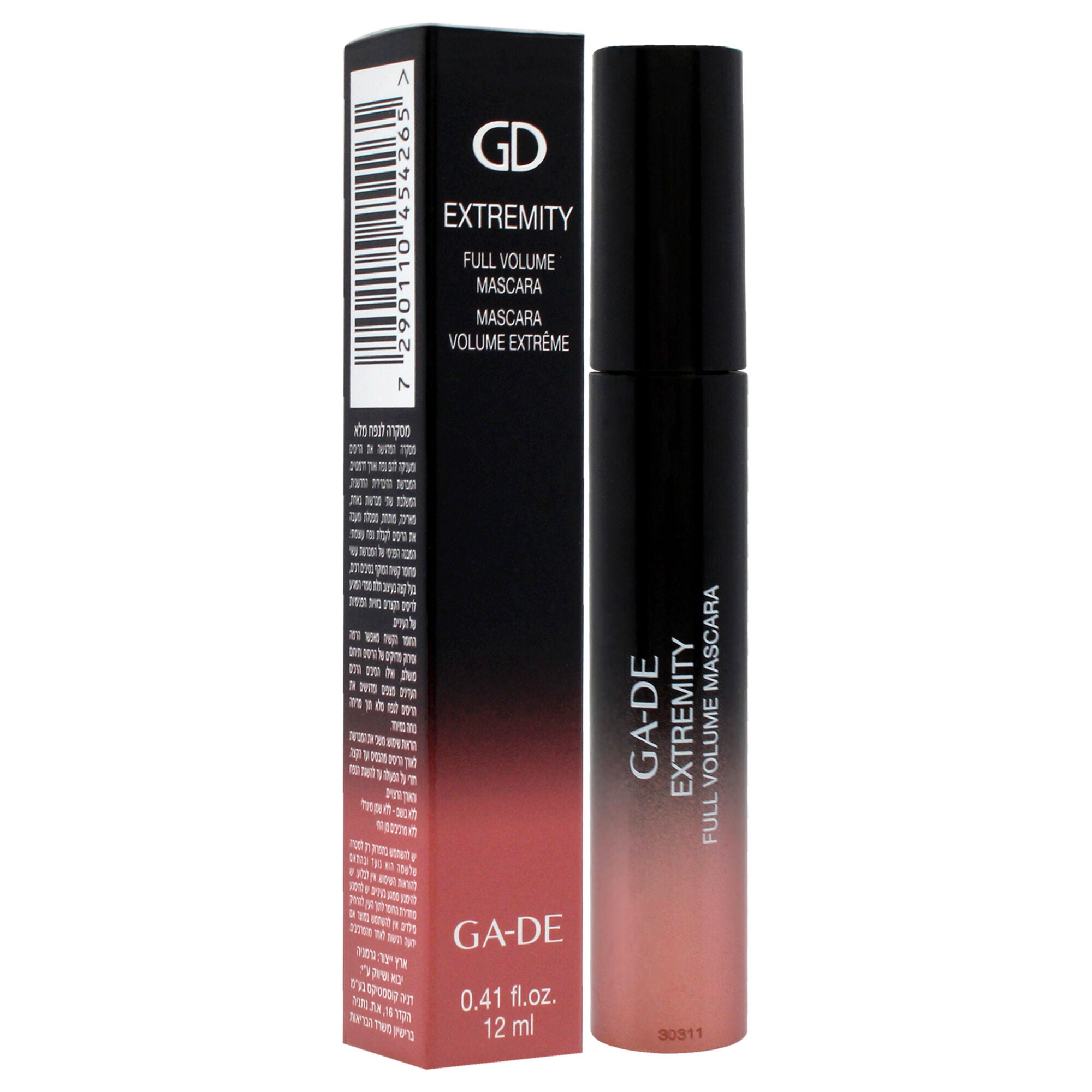 Extremity Full Volume Mascara - Black by GA-DE for Women - 0.41 oz Mascara, See Description, alternate image number 1