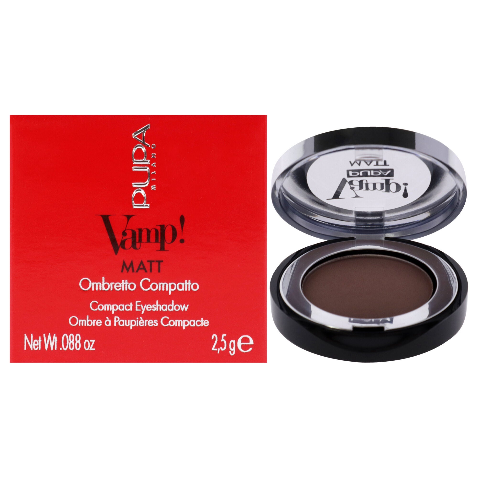 Vamp! Matt Compact Eyeshadow - 030 Desert Nude by Pupa Milano for Women - 0.088 oz Eye Shadow, See Description, hi-res image number 0