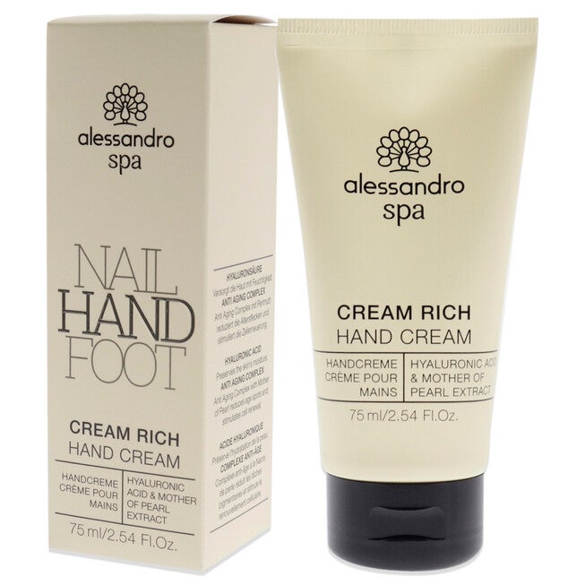 Spa Cream Rich Hand Cream by Alessandro for Women 2.54 oz Cream, NA, alternate image number null