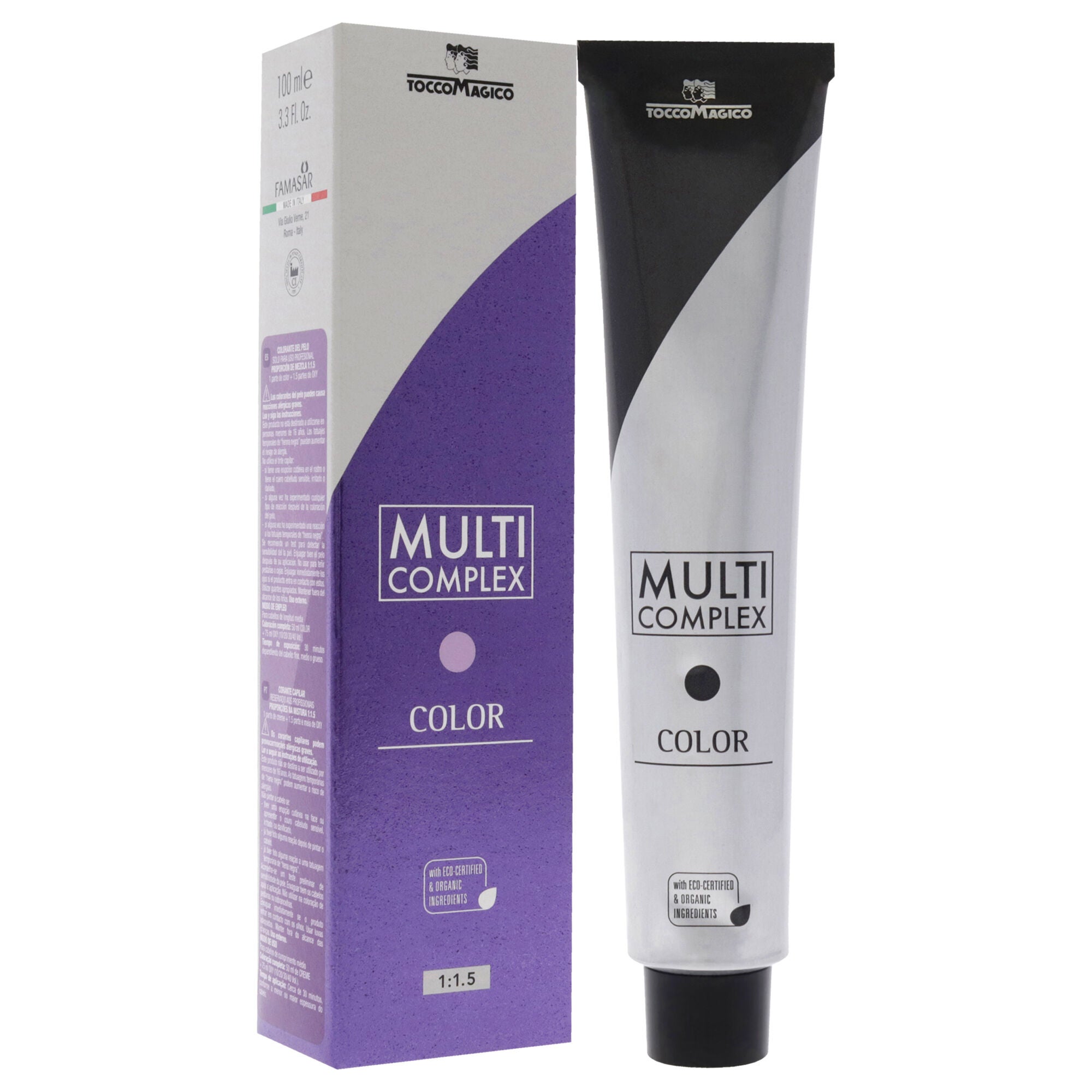 Multi Complex Permanet Hair Color - 6.66 Intense Red Dark Blond by Tocco Magico for Unisex - 3.38 oz Hair Color, See Description, alternate image number 2