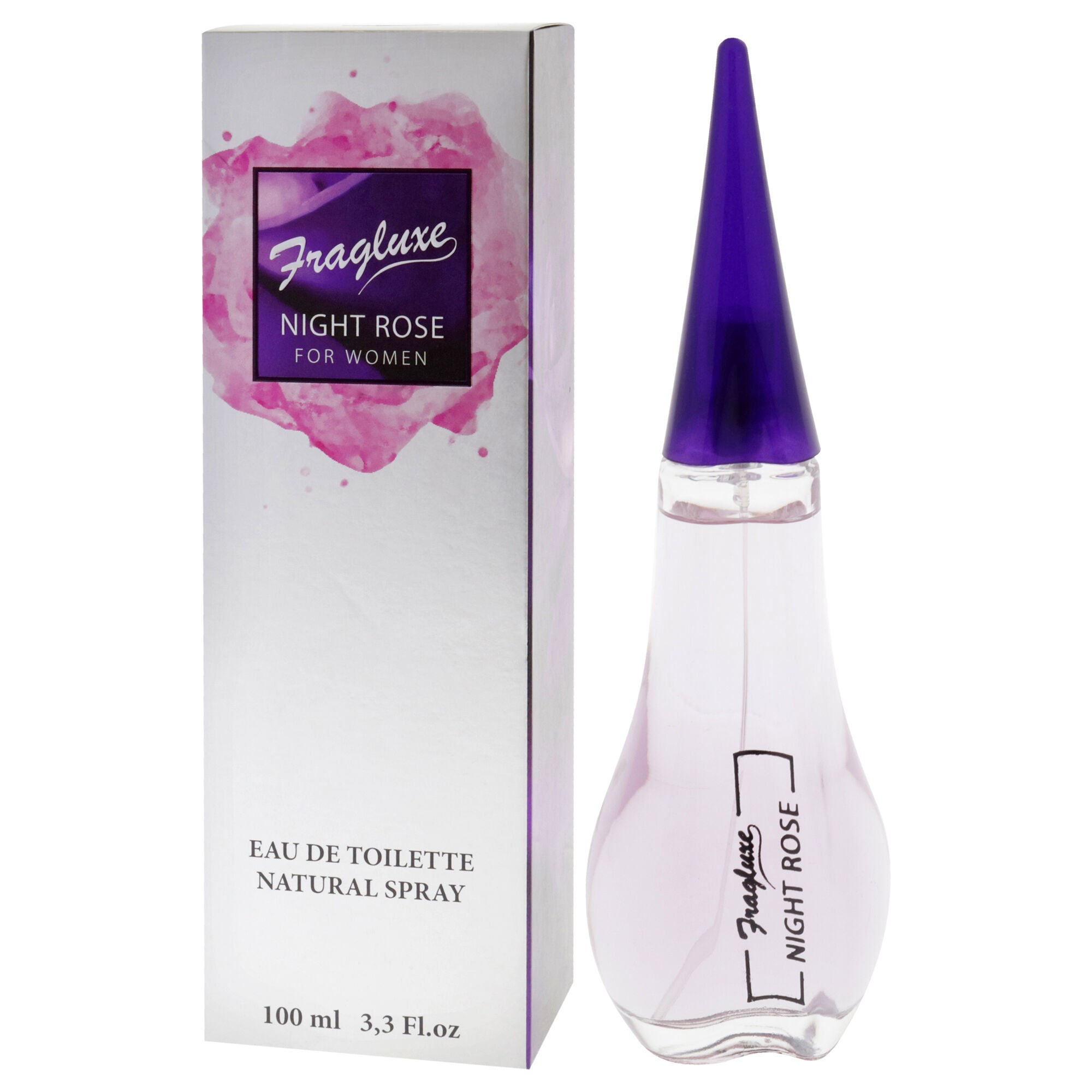 Night Rose by Fragluxe for Women - 3.3 oz EDT Spray, Clear, alternate image number 3