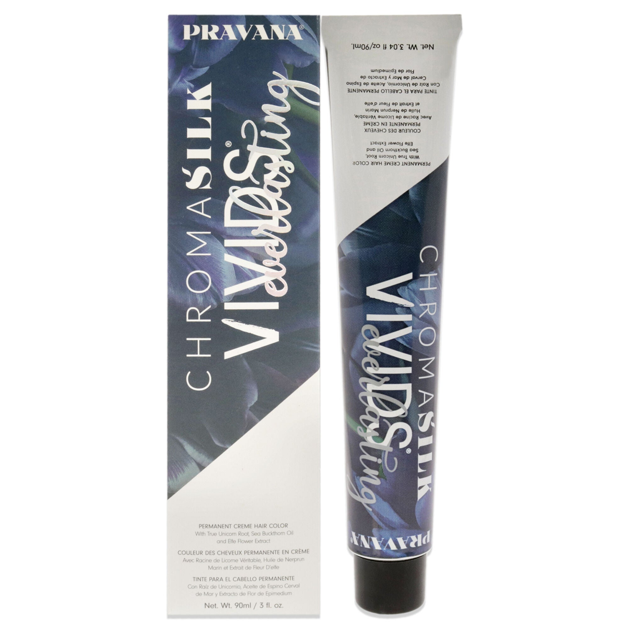 ChromaSilk Vivids Everlasting Permanent - Bewitching Blue by Pravana for Unisex - 3 oz Hair Color, See Description, hi-res image number 0