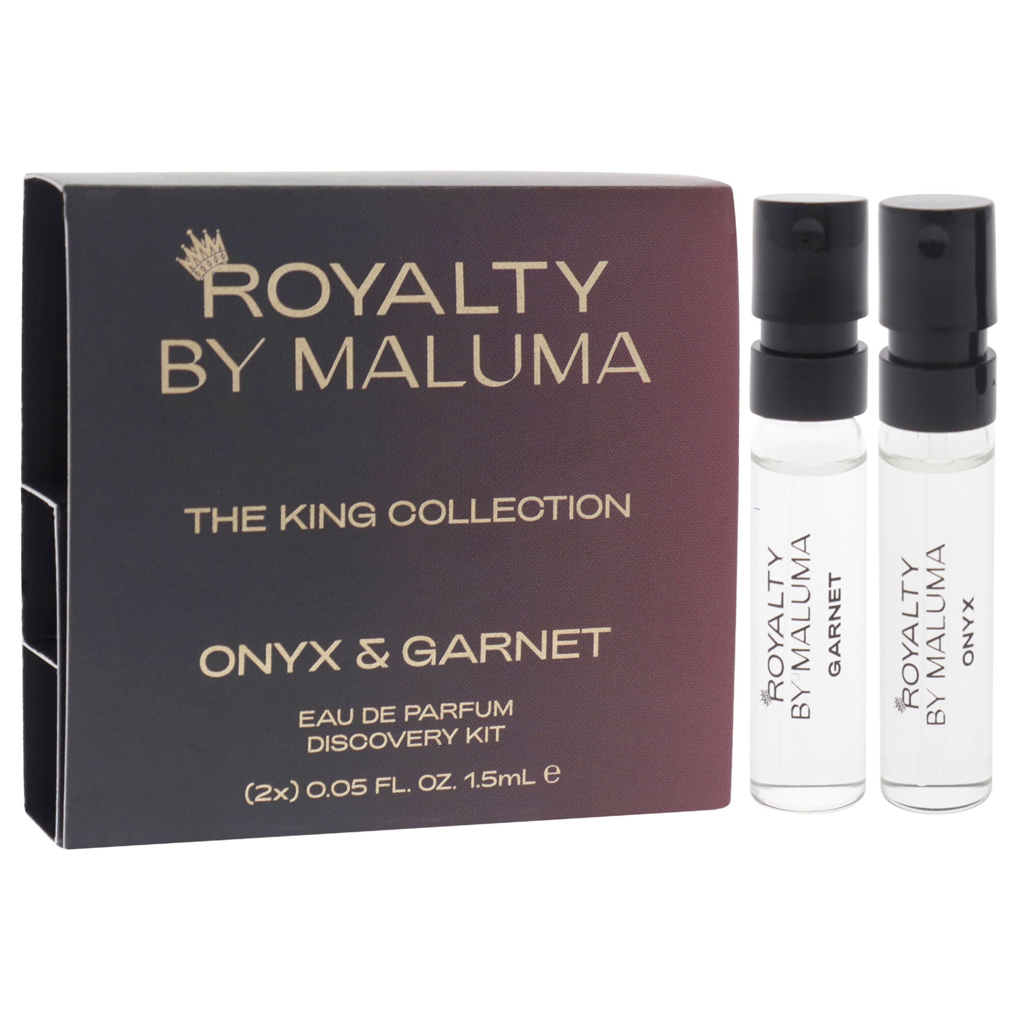 Kings by Royalty By Maluma for Men - 2 Pc Mini Gift Set 0.05oz Onyx EDP Spray, 0.05oz Garnet EDP Spray, See Description, alternate image number 2