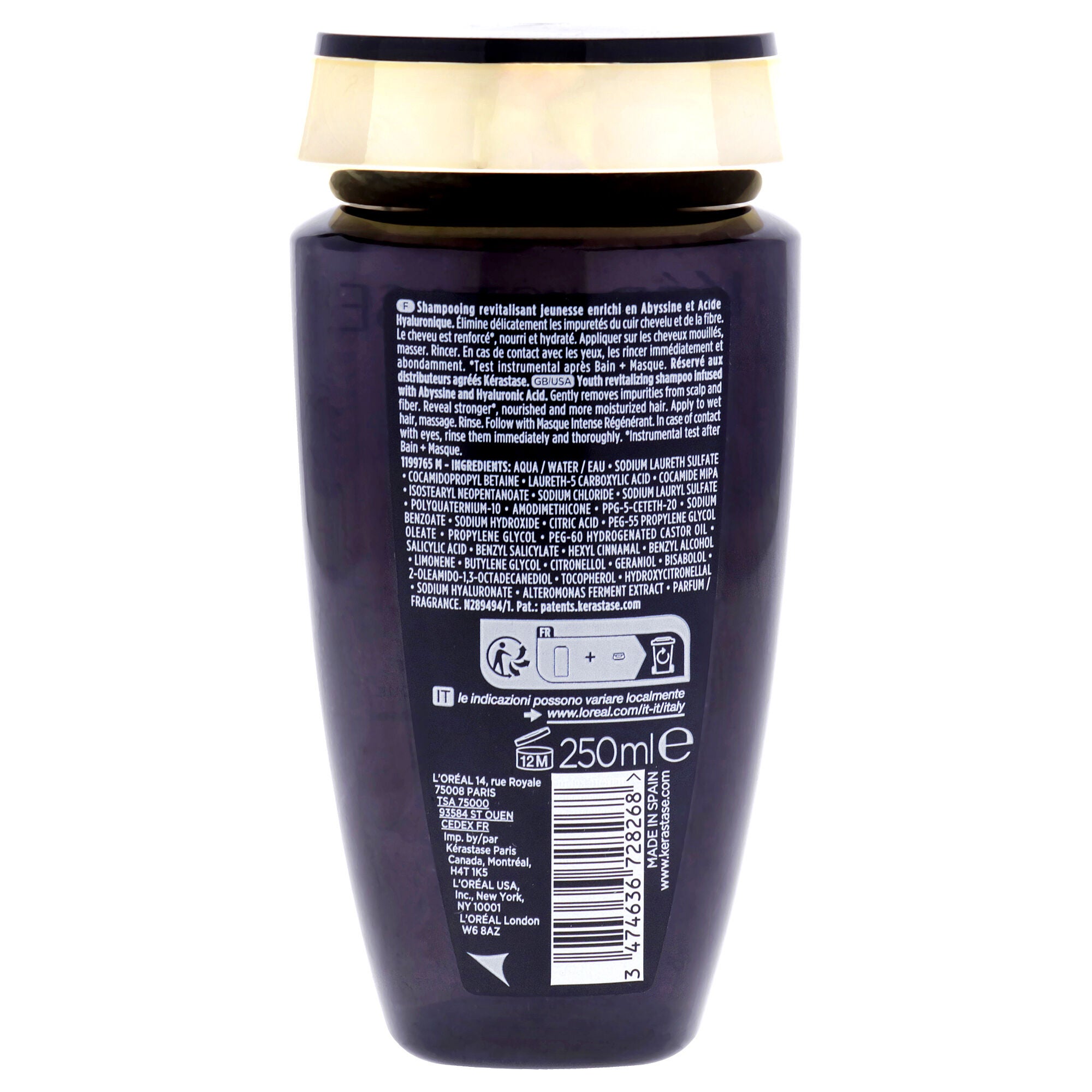 Chronologiste Bain Regenerant Shampoo by Kerastase for Unisex - 8.5 oz Shampoo, See Description, alternate image number 2