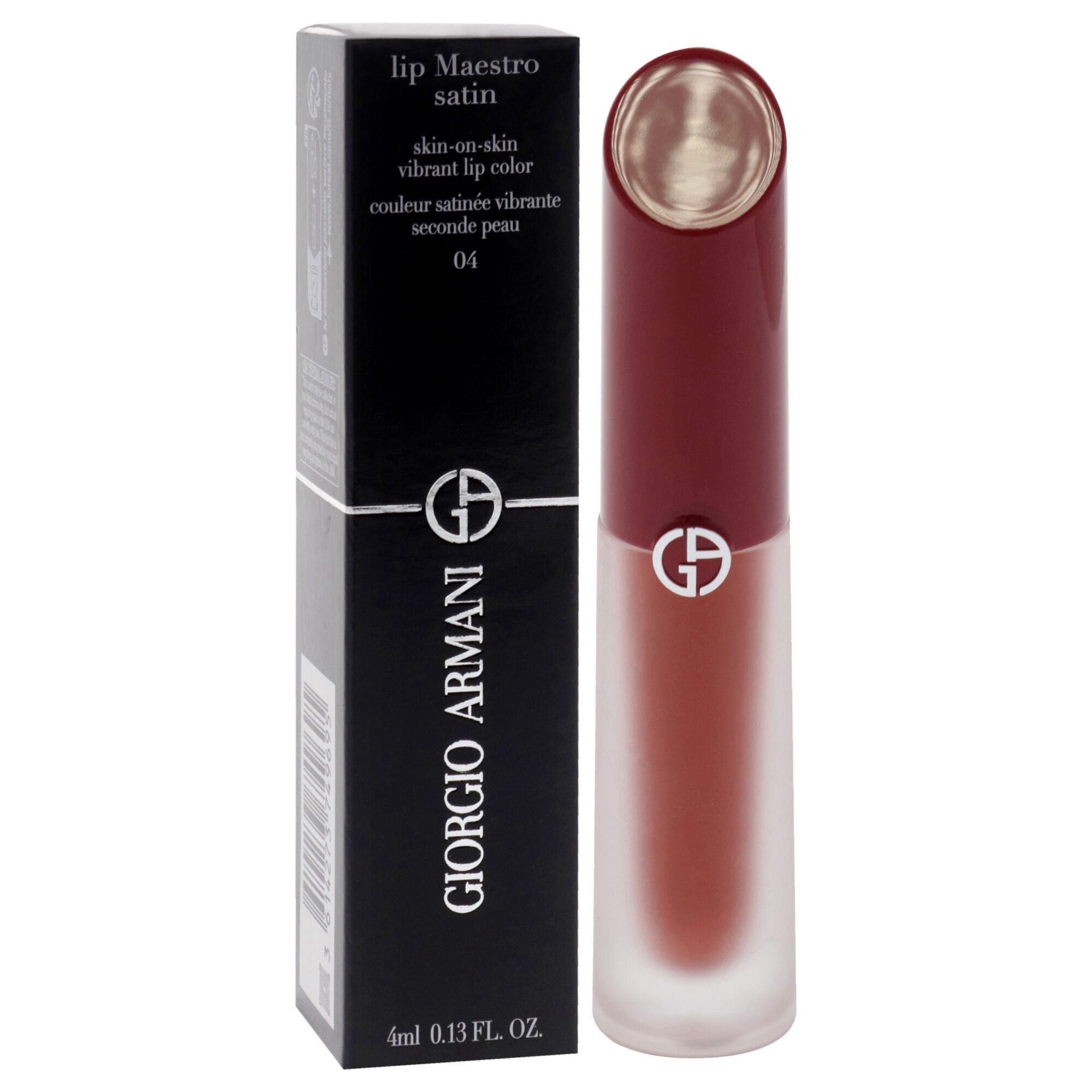 Lip Maestro Satin Lipstick - 04 Live Concert by Giorgio Armani for Women - 0.13 oz Lipstick, See Description, alternate image number 2