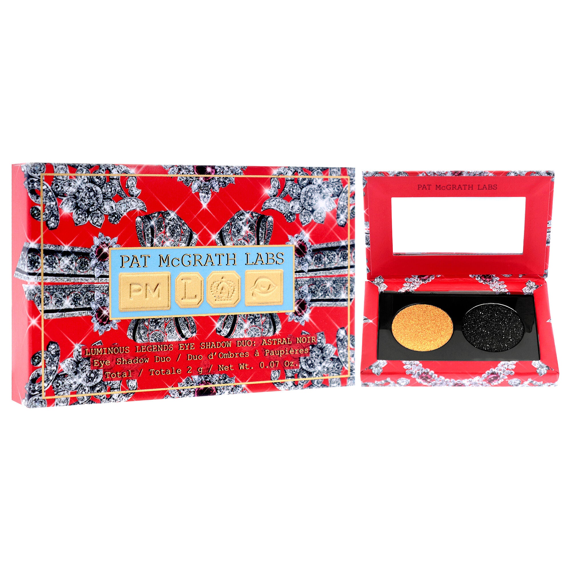 Luminous Legends Eye Shadow Duo - Astral Noir by Pat Mcgrath Labs for Women - 0.07 oz Eye Shadow, Multi, alternate image number 2
