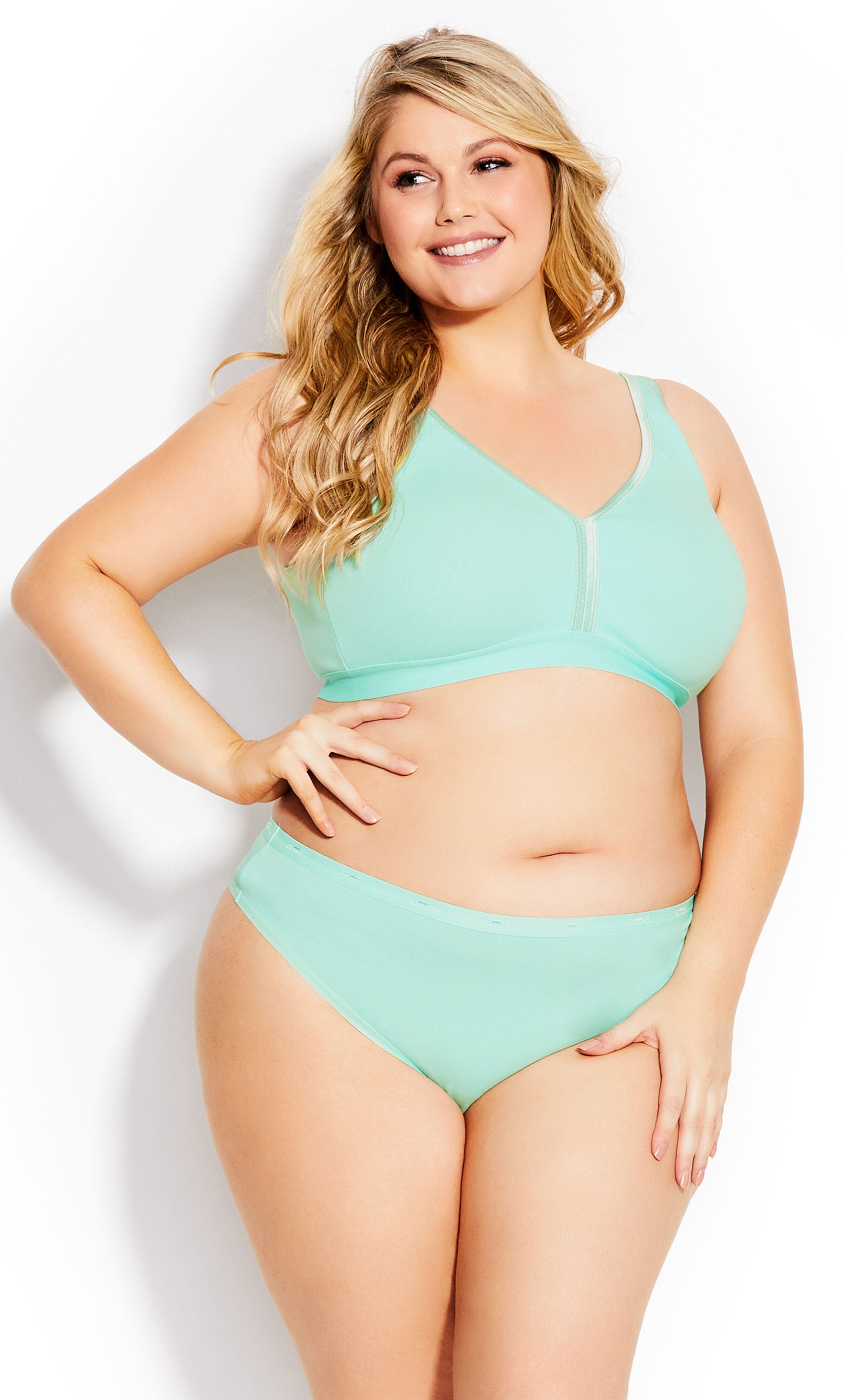 Fashion Cotton Thong - spearmint, Green, hi-res image number 0