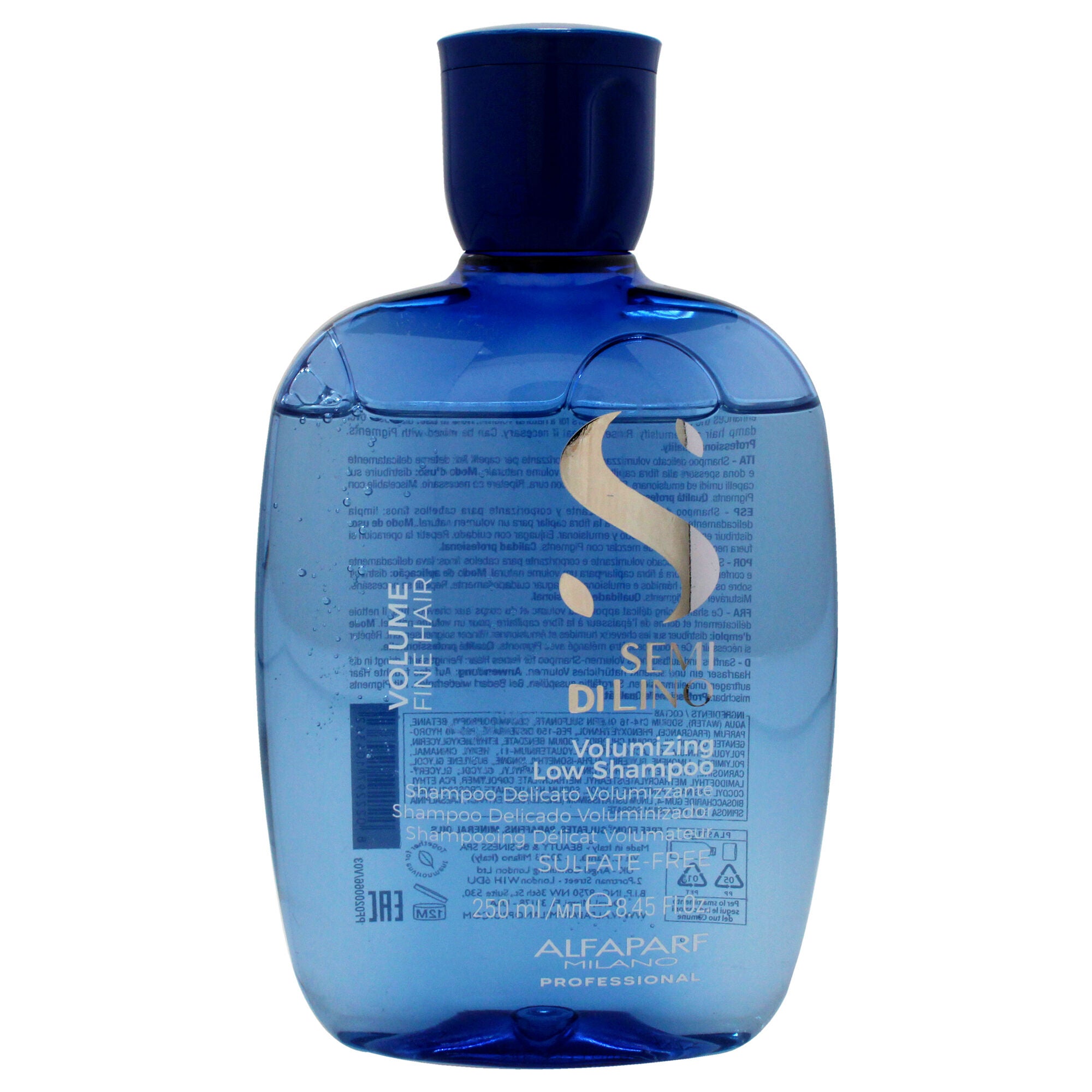 Semi Di Lino Volumizing Low Shampoo by Alfaparf Milano for Unisex - 8.45 oz Shampoo, See Description, hi-res image number 0