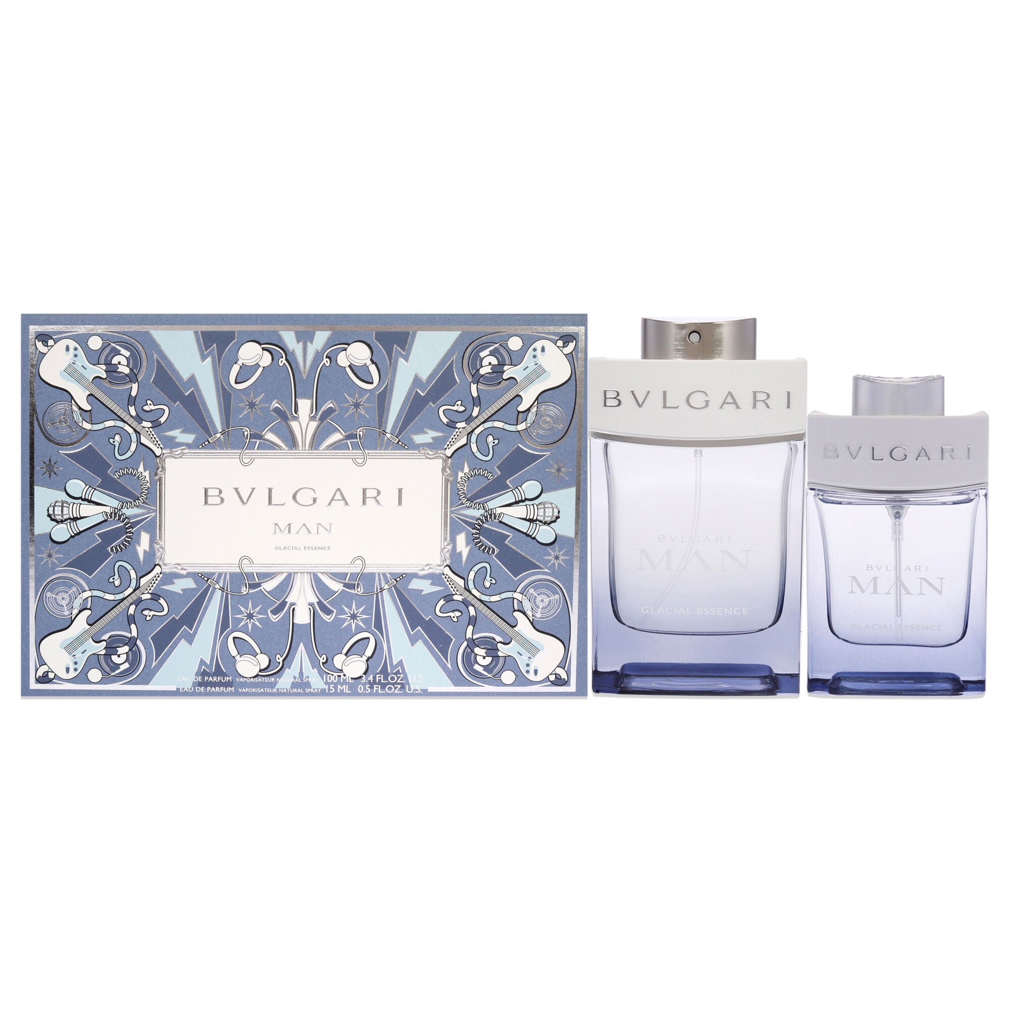 Bvlgari Man Glacial Essence by Bvlgari for Men - 2 Pc Gift Set 3.4oz EDP Spray, 0.5oz EDP Spray, , alternate image number 4