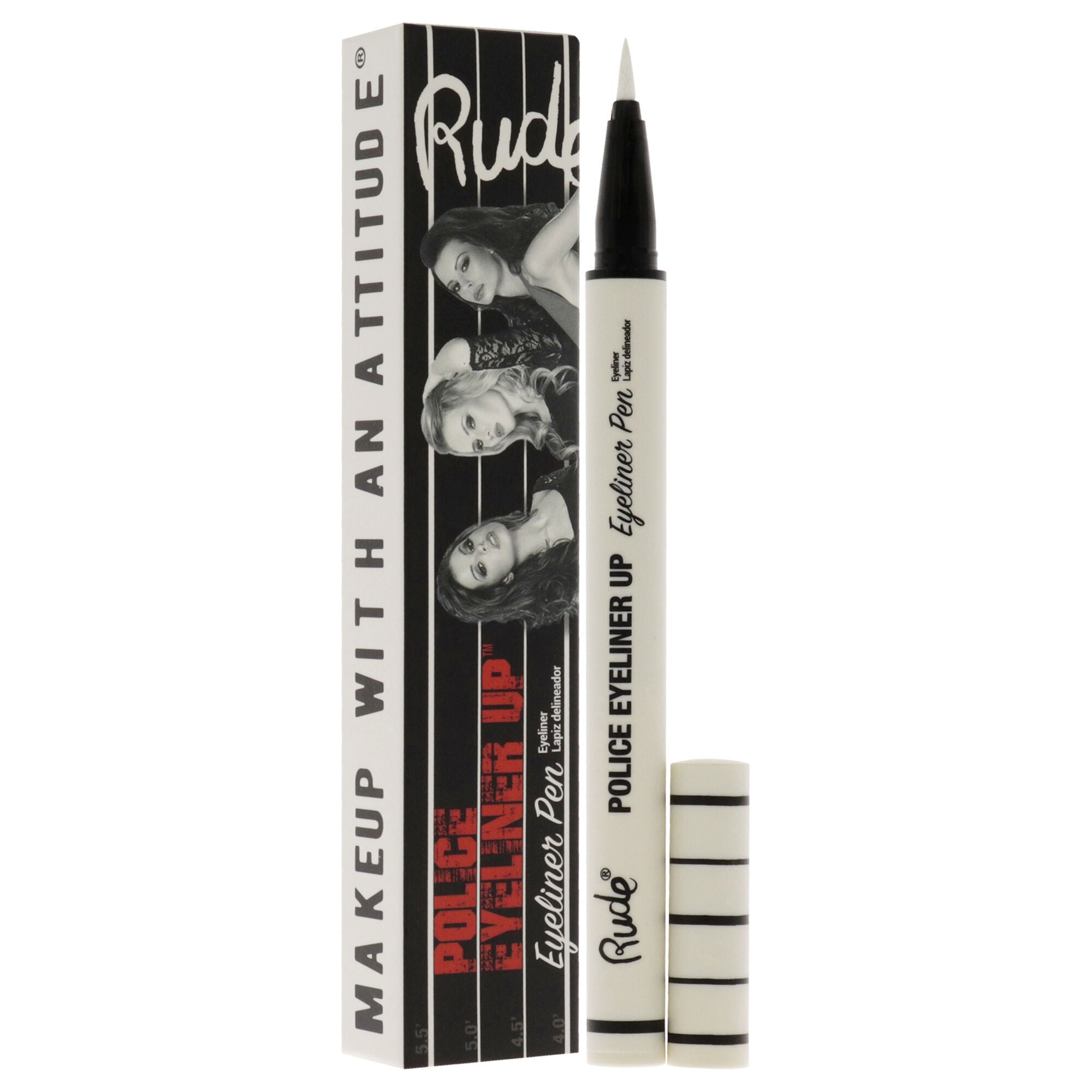 Police Eyeliner Up Eyeliner Pen - Top Dog by Rude Cosmetics for Women - 0.017 oz Eyeliner, See Description, alternate image number 1