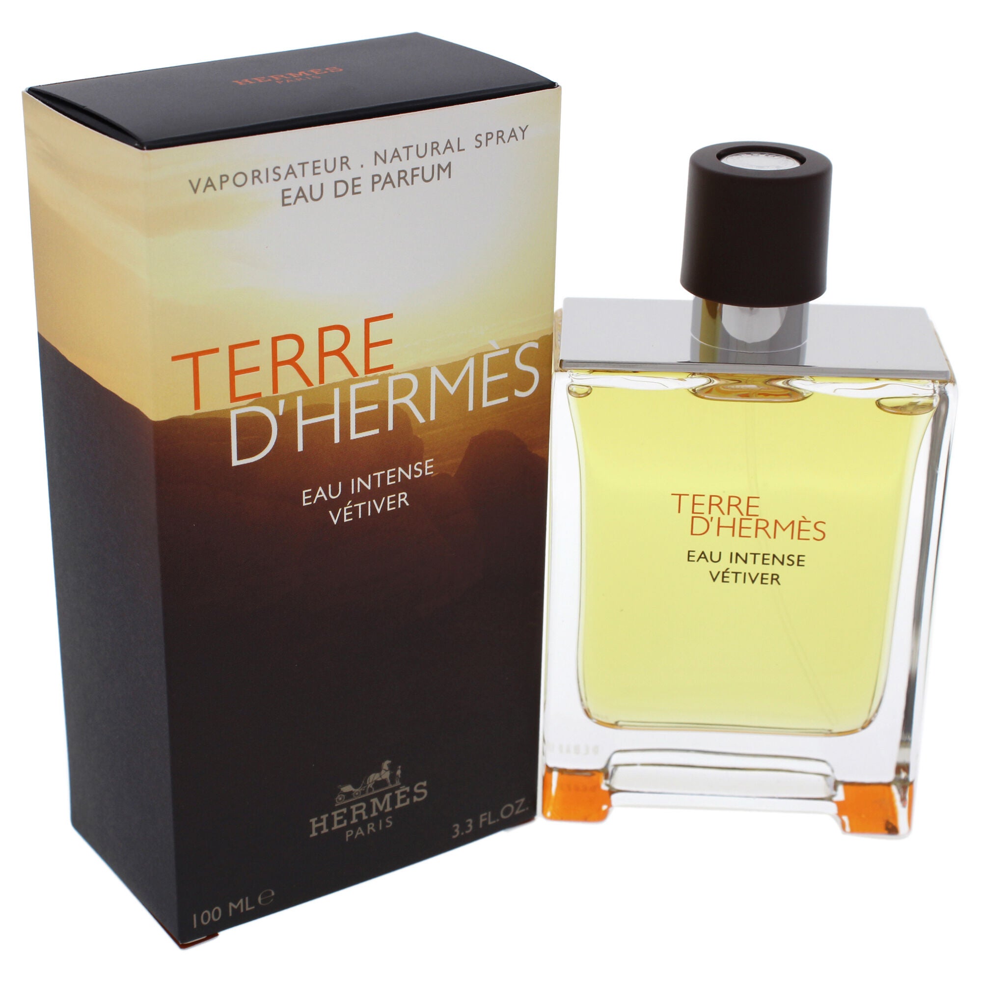 Terre DHermes Eau Intense Vetiver by Hermes for Men - 3.3 oz EDP Spray, See Description, alternate image number 3