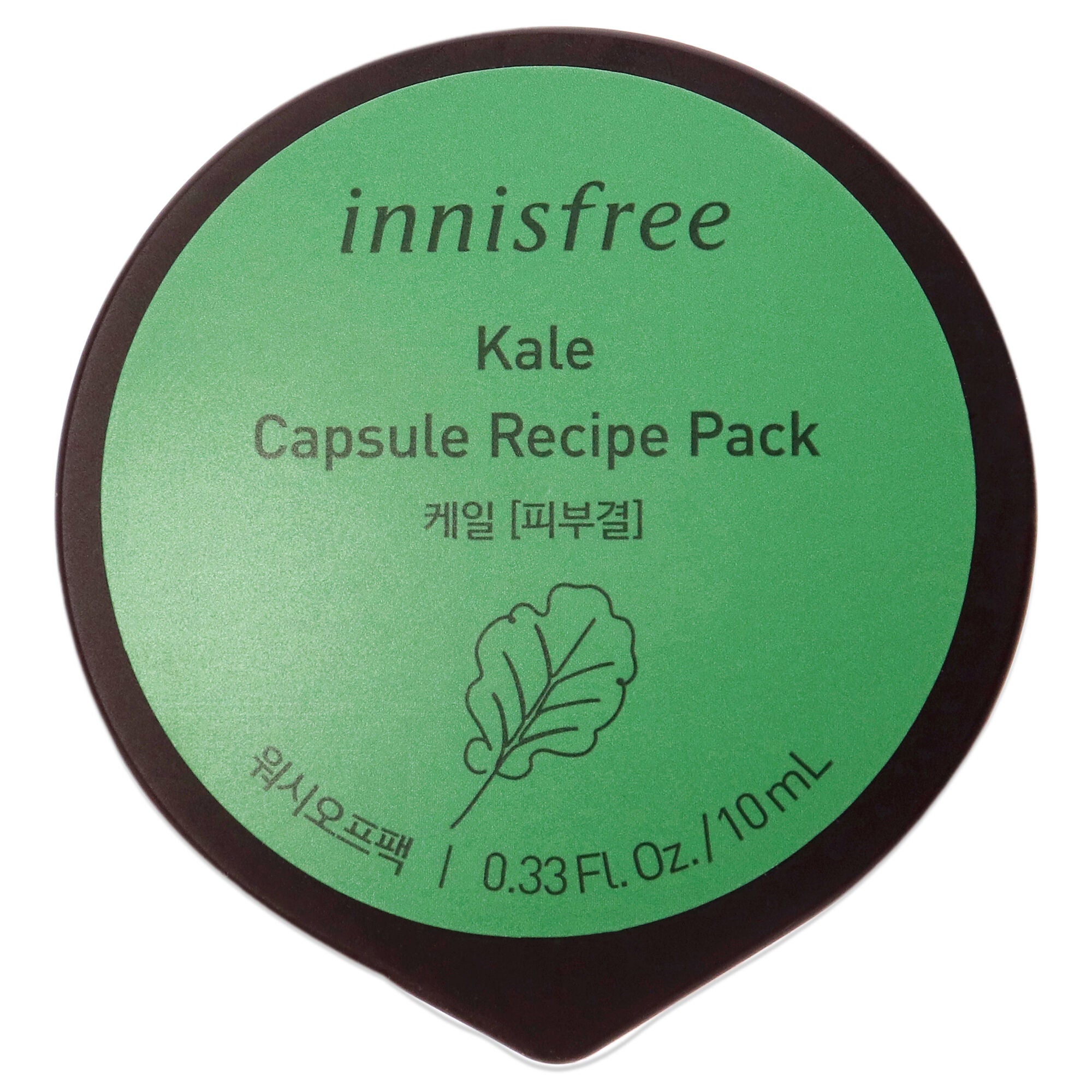 Capsule Recipe Pack Mask - Kale by Innisfree for Unisex - 0.33 oz Mask, See Description, hi-res image number 0