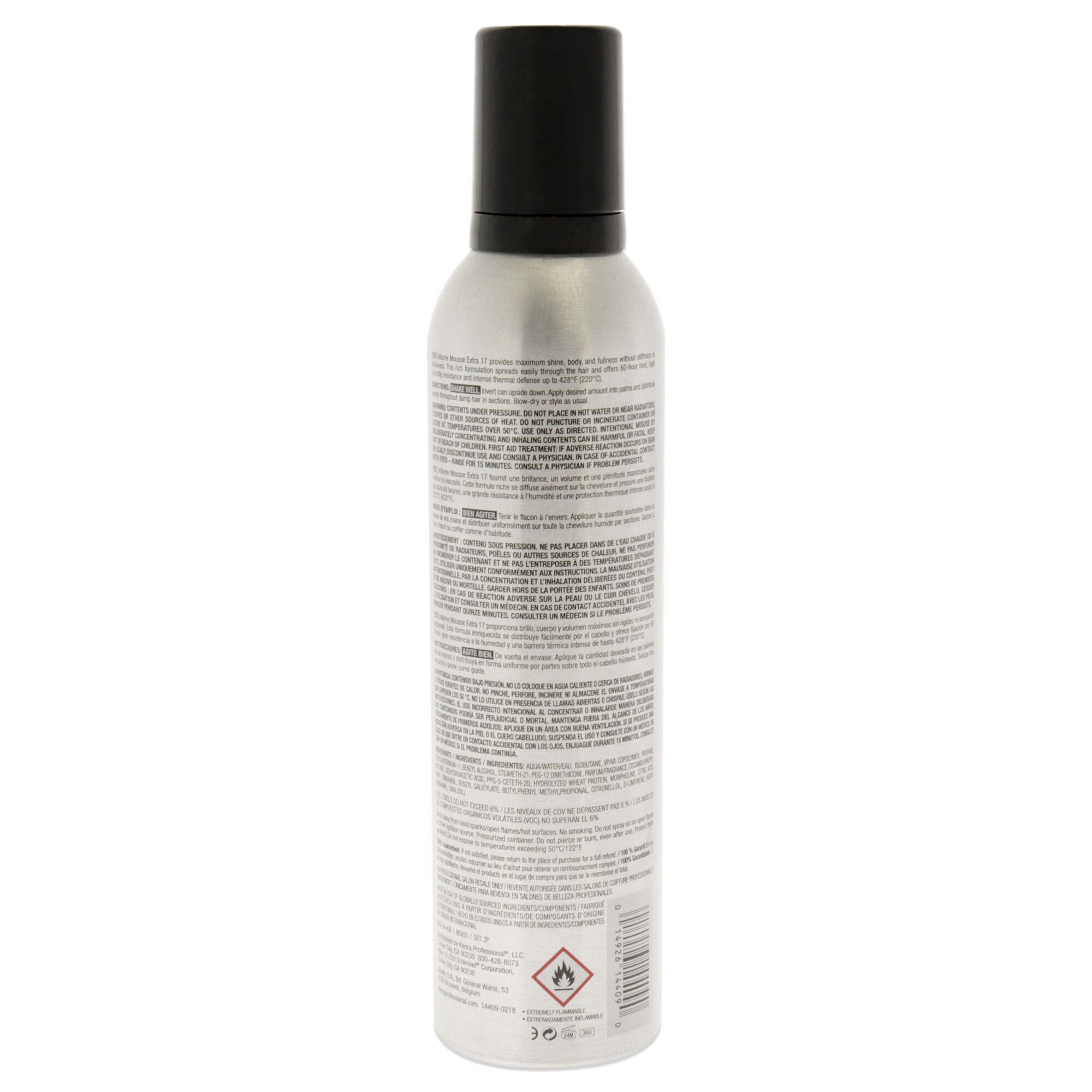 Volume Mousse Extra - 17 by Kenra for Unisex - 8 oz Mousse, , alternate image number 3