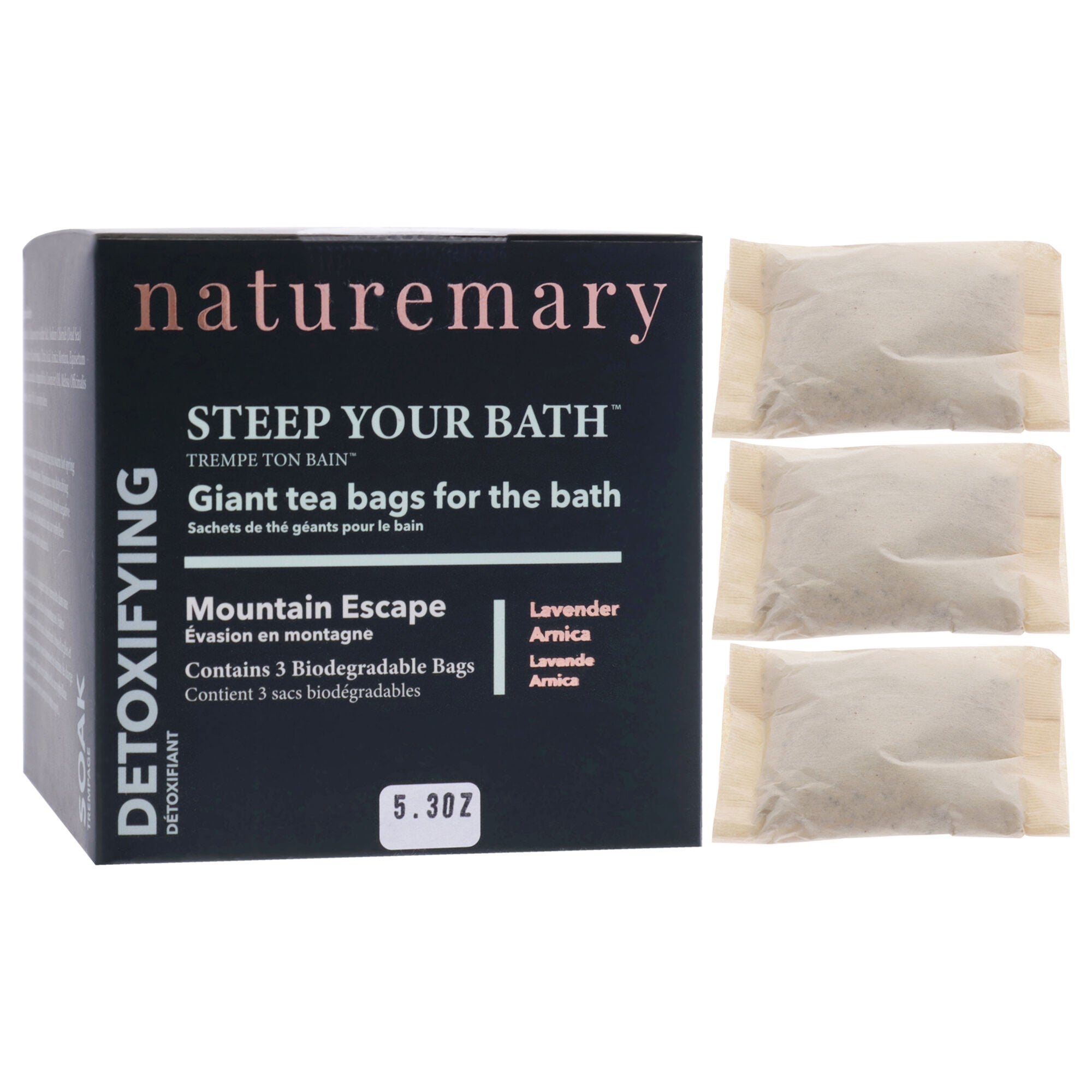 Detoxifying Steep Your Bath Island Escape - Lavender Arnica by Naturemary for Unisex - 5.30 oz Bath Soak, See Description, alternate image number 2