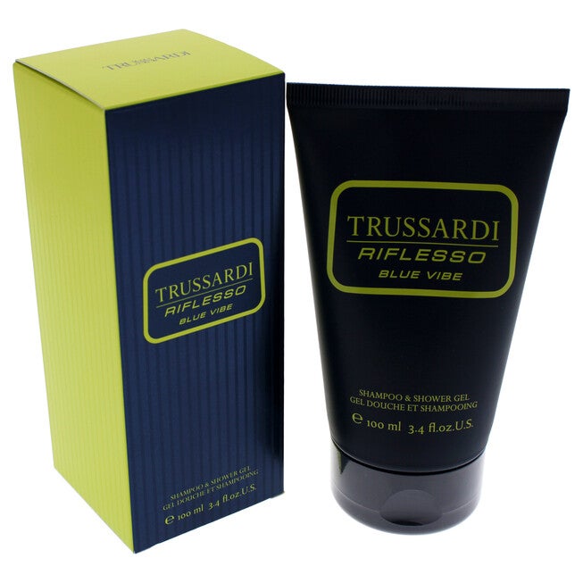 Riflesso Blue Vibe by Trussardi for Men - 3.4 oz Shampoo and Shower Gel, , alternate image number 7