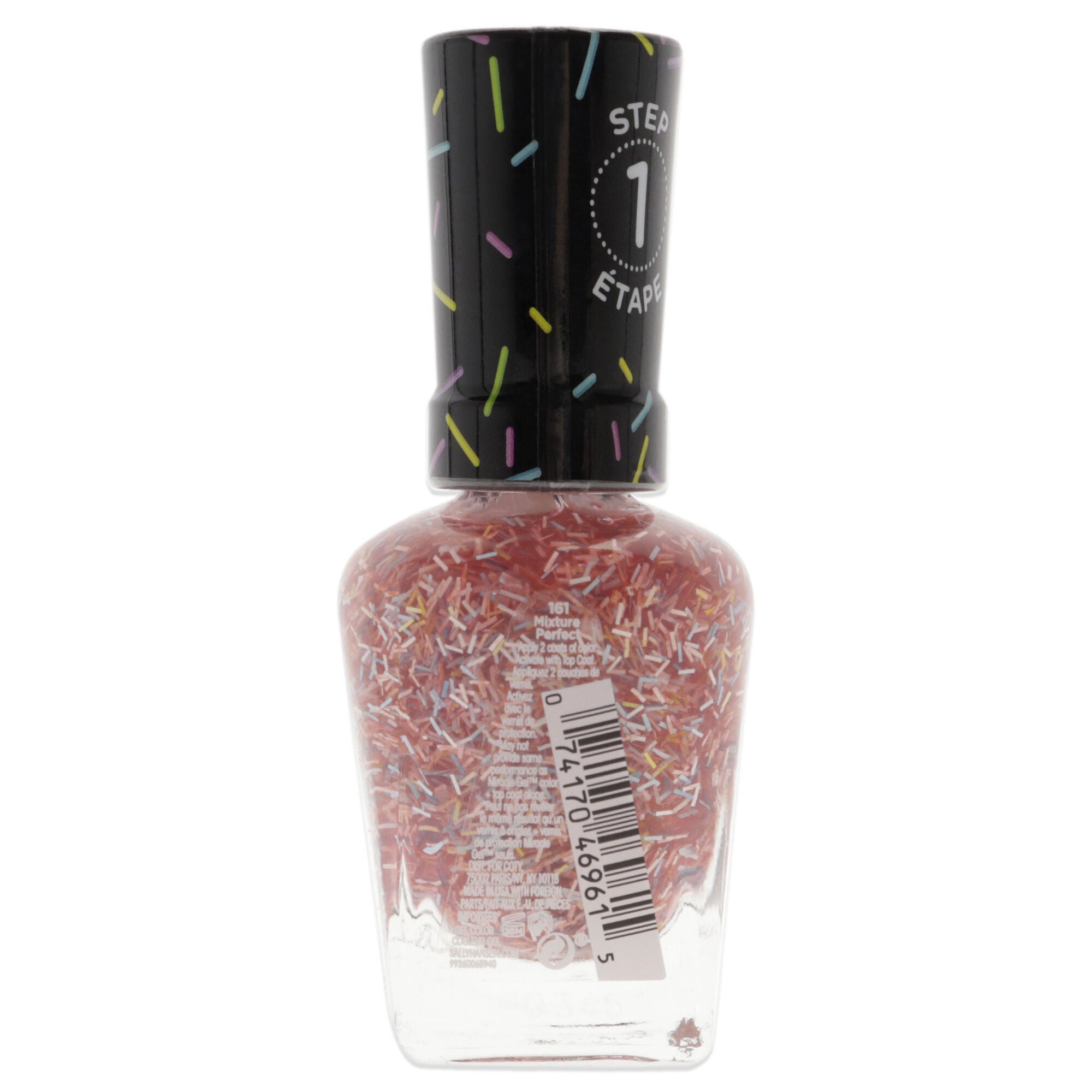 Miracle Gel - 161 Mixture Perfect by Sally Hansen for Women - 0.5 oz Nail Polish, White, alternate image number 1