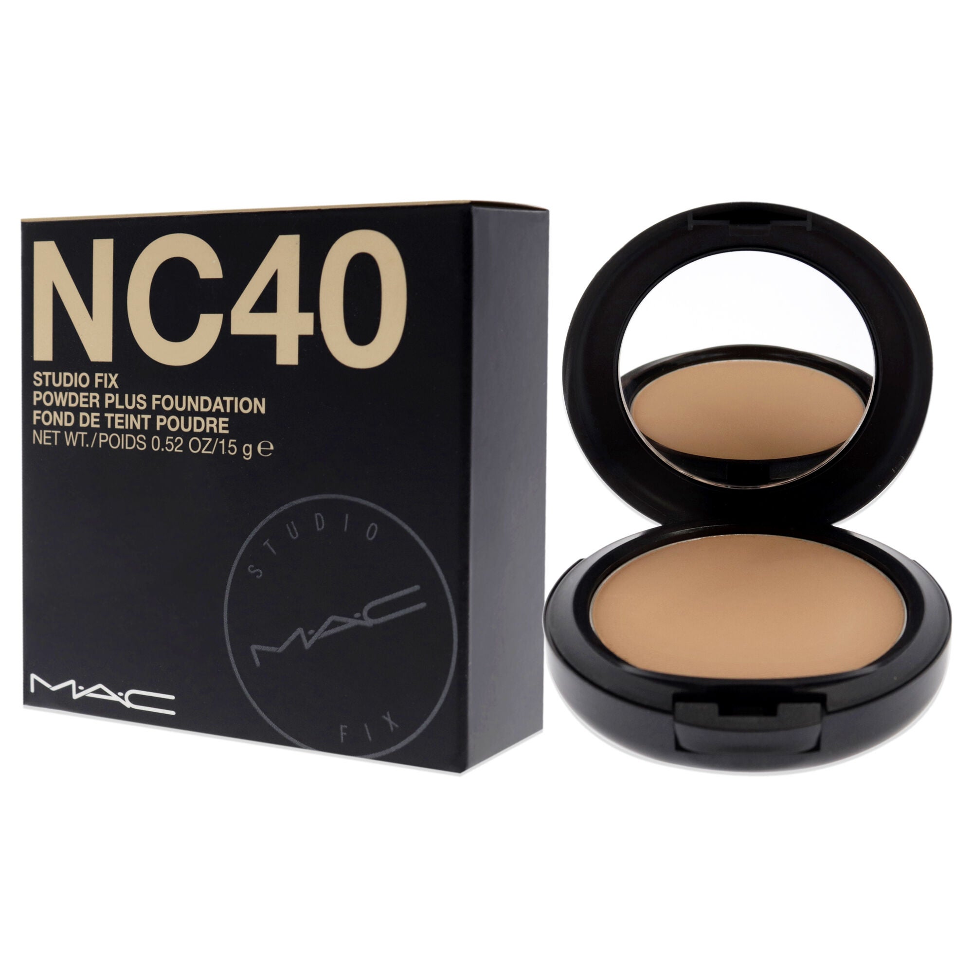 Studio Fix Powder Plus Foundation - NC40 by MAC for Women - 0.52 oz Foundation, See Description, alternate image number 3