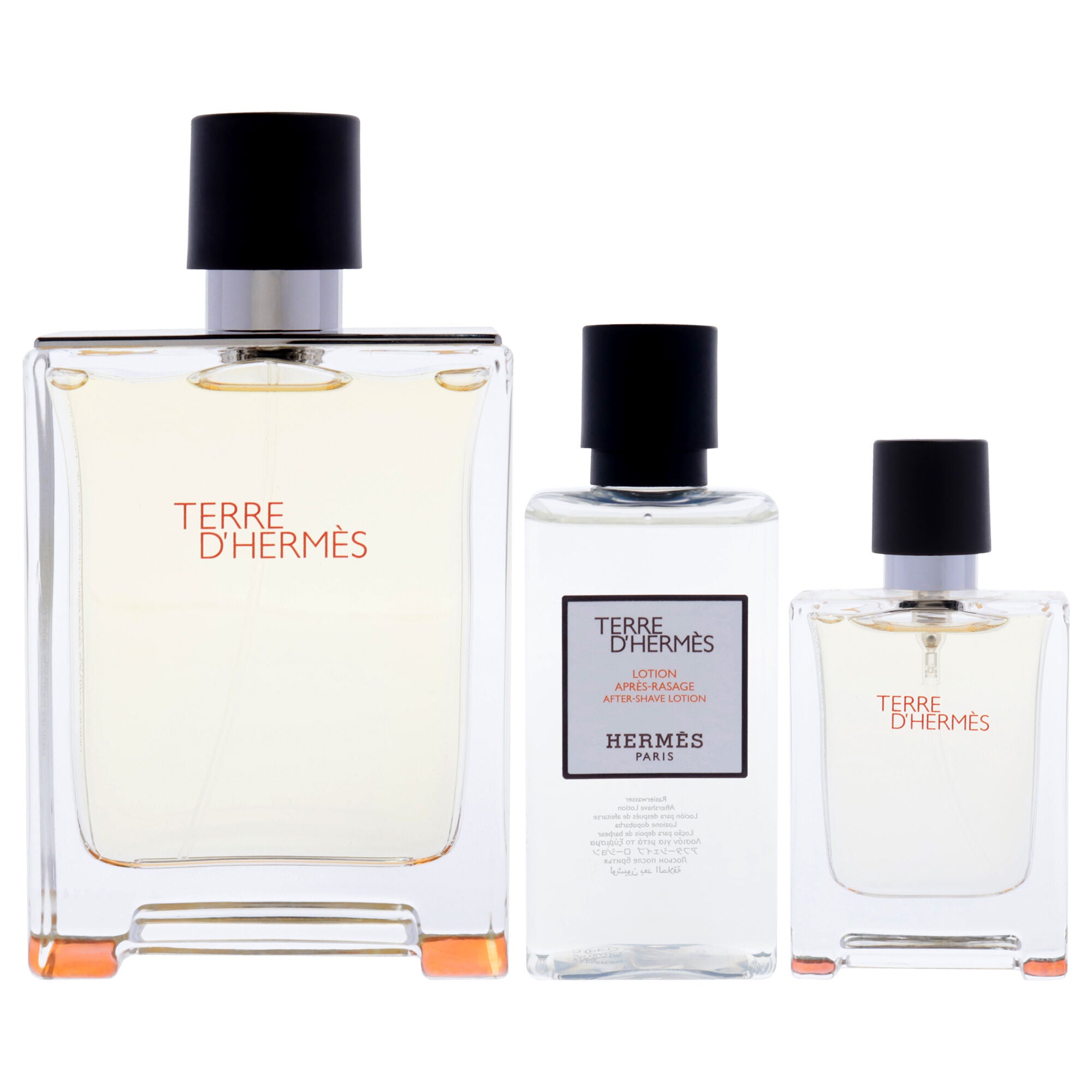 Terre Dhermes by Hermes for Men - 3 Pc Gift Set 3.3oz EDT Spray, 0.42oz EDT Spray, 1.35oz After Shave Lotion, See Description, alternate image number 4