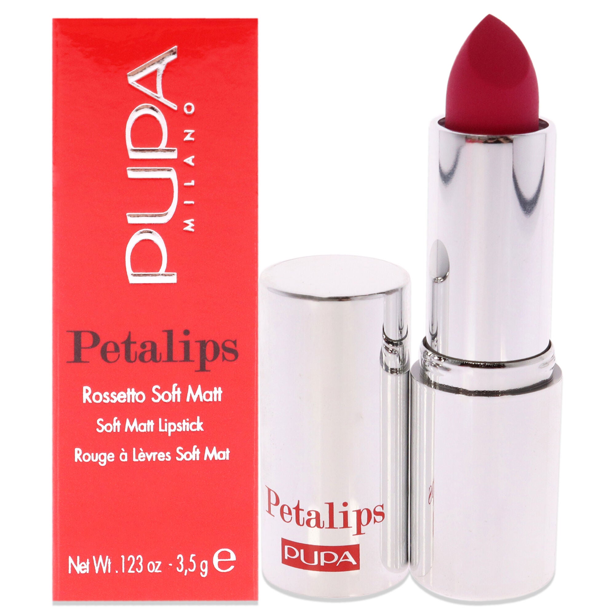 Petalips Soft Matt Lipstick - 009 Soft Cyclamen by Pupa Milano for Women - 0.123 oz Lipstick, See Description, hi-res image number 0