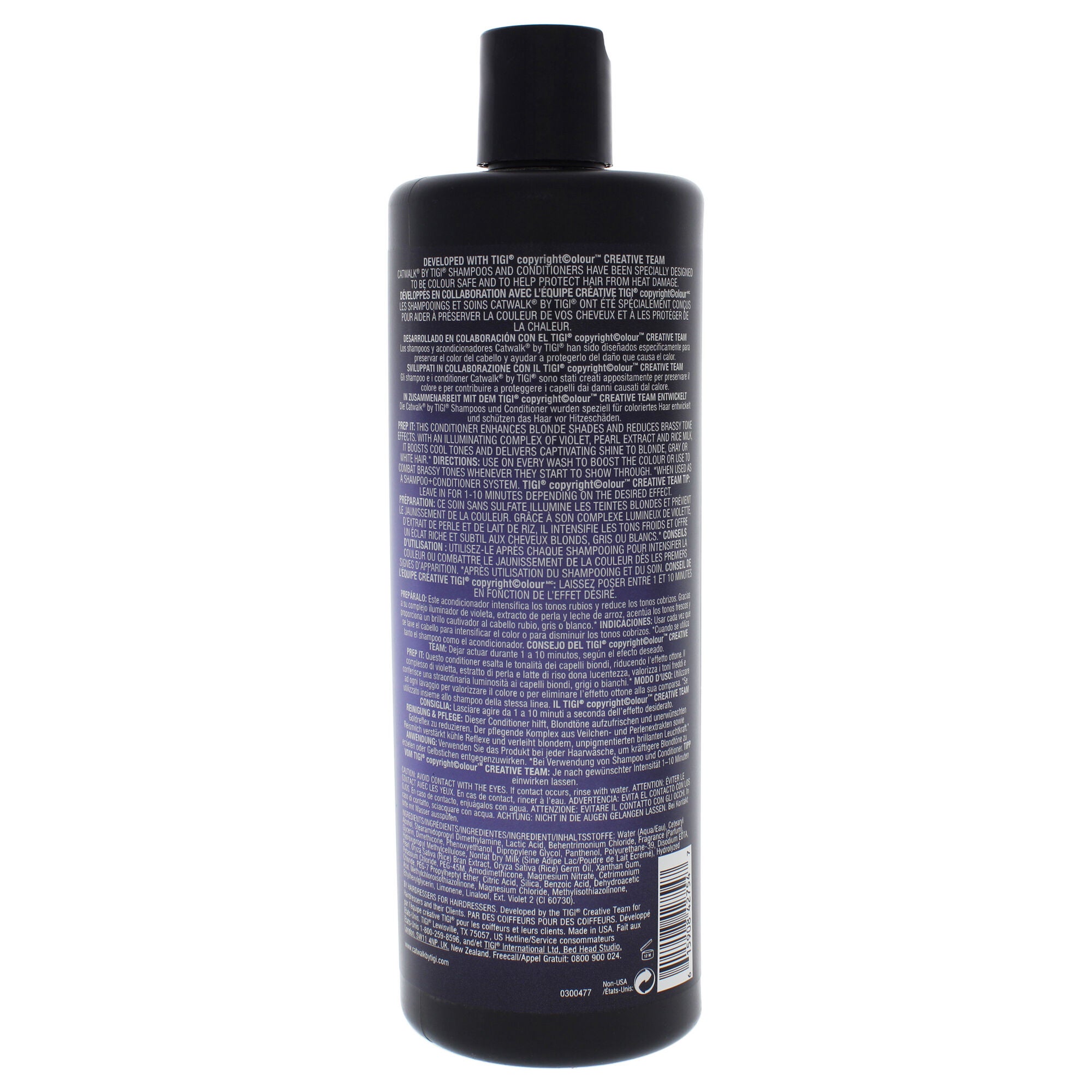 Catwalk Fashionista Violet Conditioner by TIGI for Unisex - 25.36 oz Conditioner, See Description, alternate image number 1