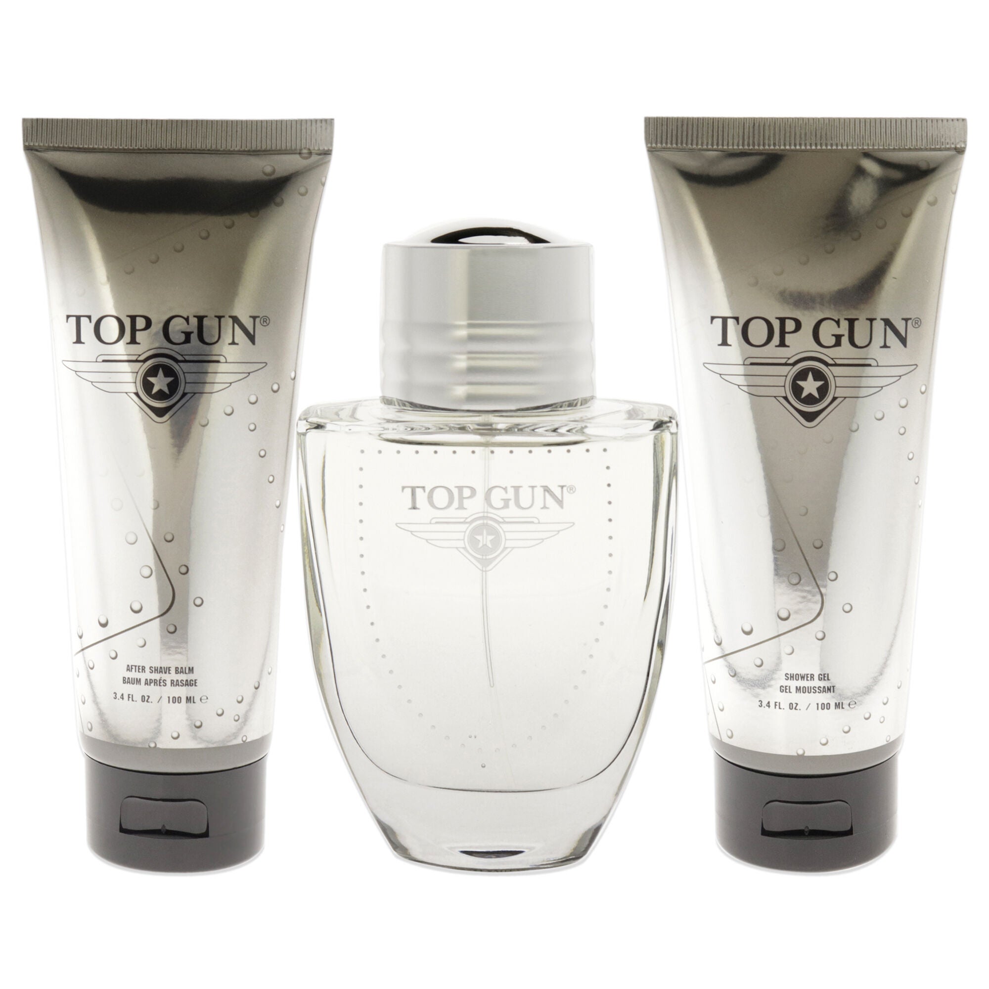 Top Gun Chervon by Top Gun for Men - 3 Pc Gift Set 3.4oz EDT Spray, 3.4oz After Shave Balm, 3.4oz Shower Gel, See Description, alternate image number 1