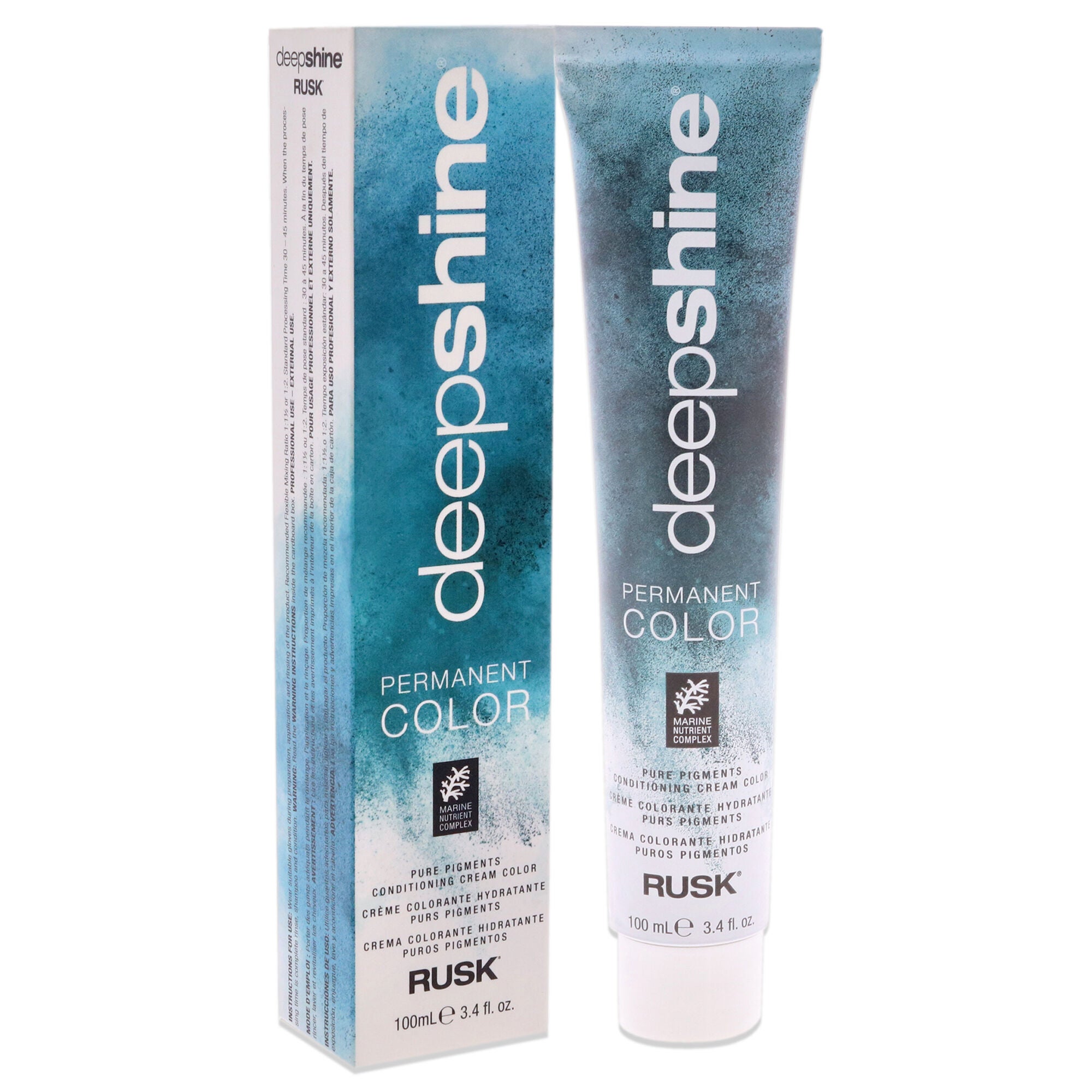Deepshine Pure Pigments Conditioning Cream Color - 8.11AA Intense Light Ash Blonde by Rusk for Unisex - 3.4 oz Hair Color, See Description, alternate image number 2