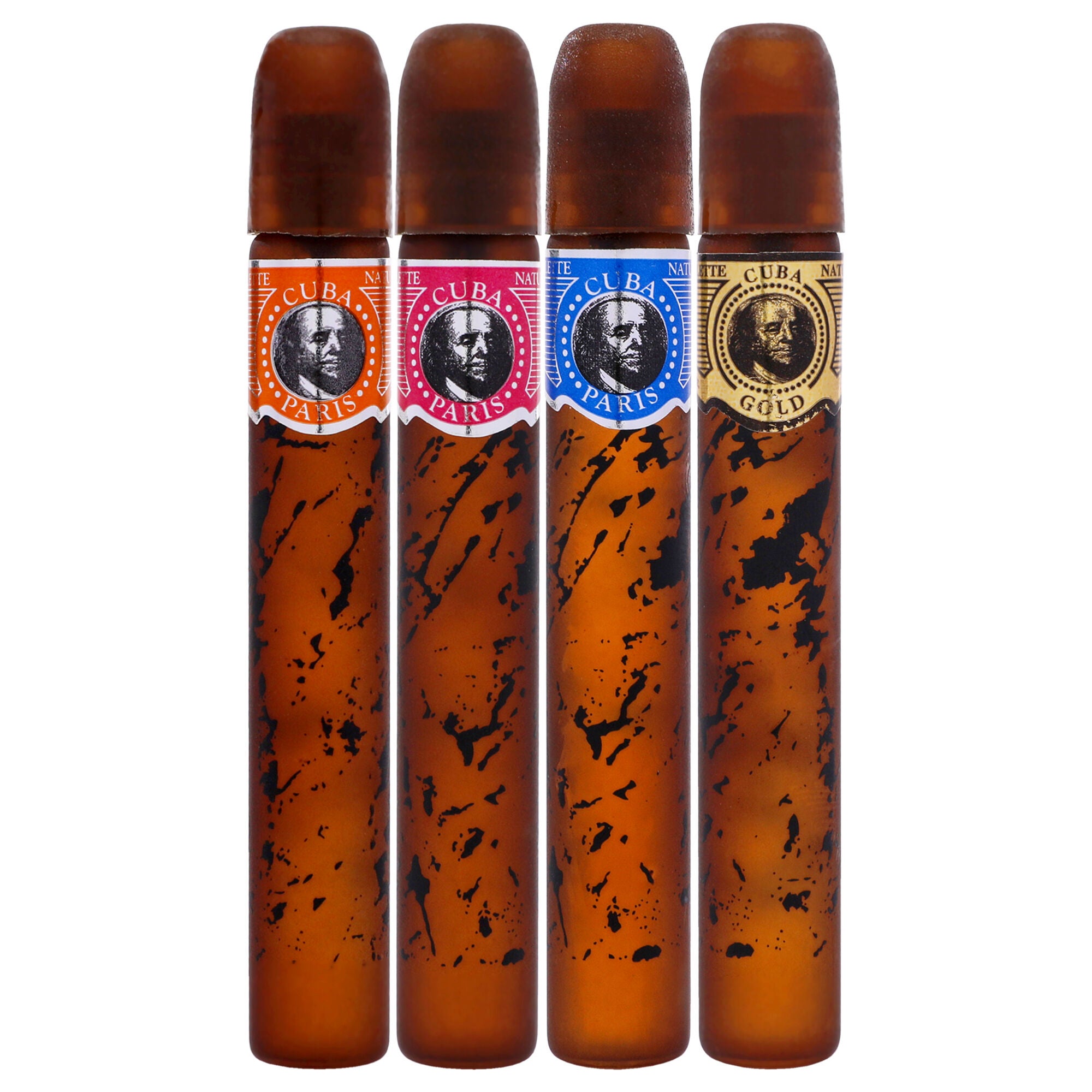 Cuba by Cuba for Men - 4 Pc Mini Gift Set cuba gold, cuba red, cuba blue, cuba orange (5ml each), See Description, alternate image number 4