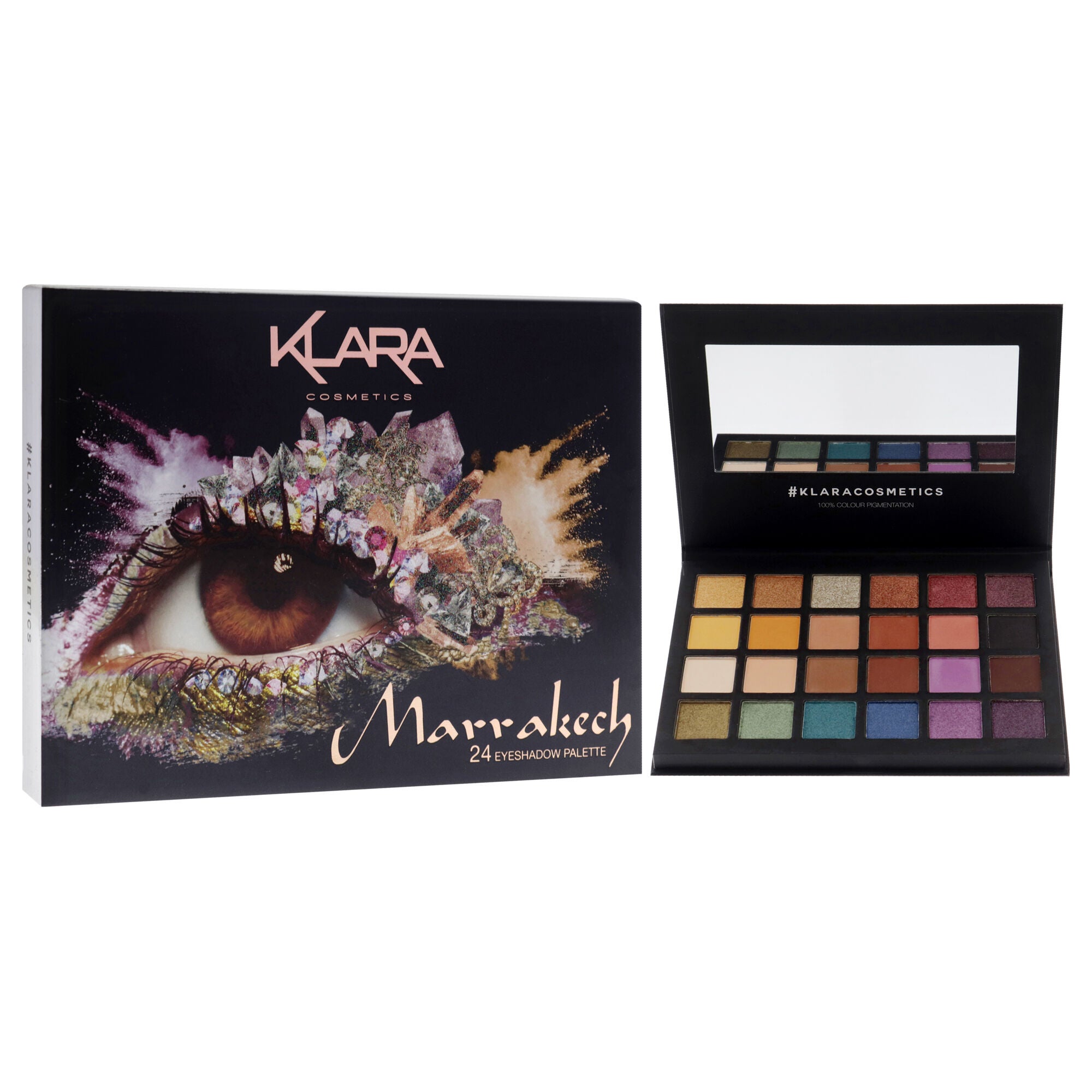24 Eyeshadow Palette - Marrakech by Klara for Women - 1.68 oz Eye Shadow, See Description, alternate image number 2