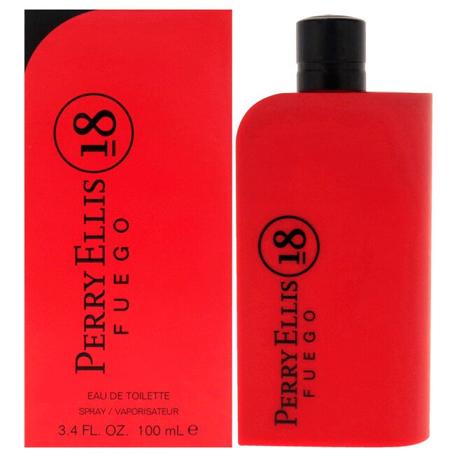 Perry Ellis 18 Fuego by Perry Ellis for Men - 3.4 oz EDT Spray, NA, hi-res image number null