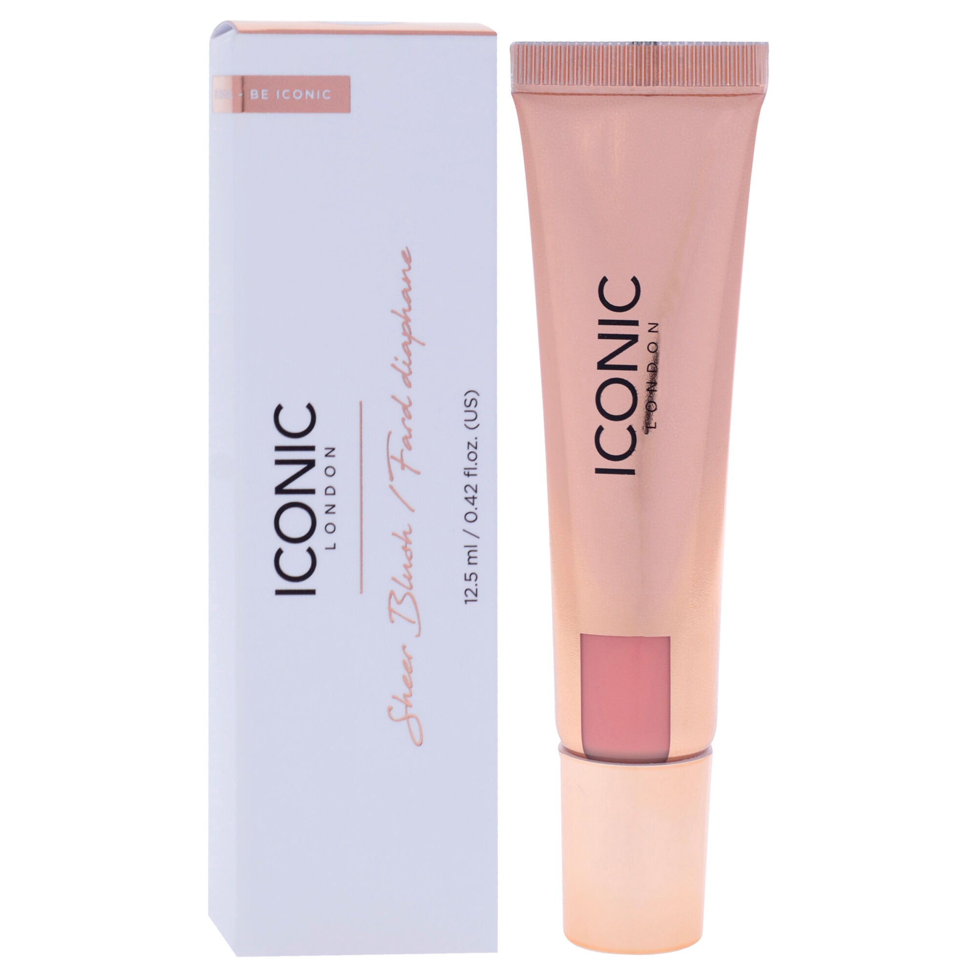 Sheer Cream Blush - Cheeky Coral by Iconic London for Women - 0.42 oz Blush, Brown, alternate image number 2