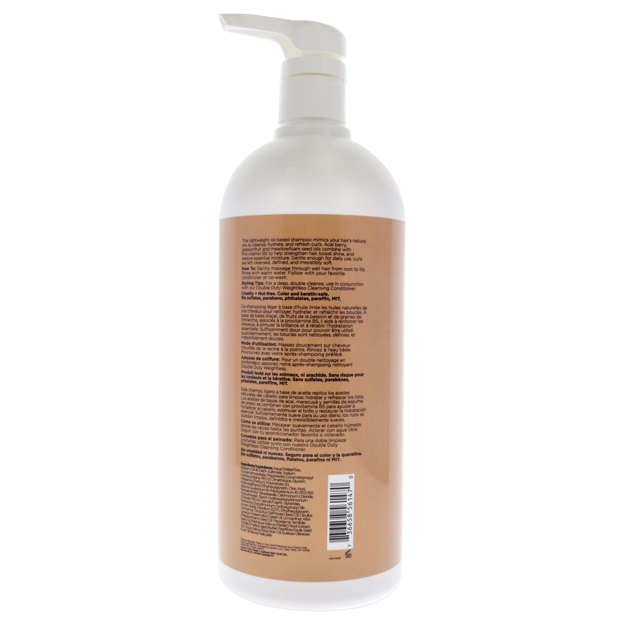 Curl Shaper Good as New Moisture Restoring Shampoo by Ouidad for Unisex - 33.8 oz Shampoo, , alternate image number 3