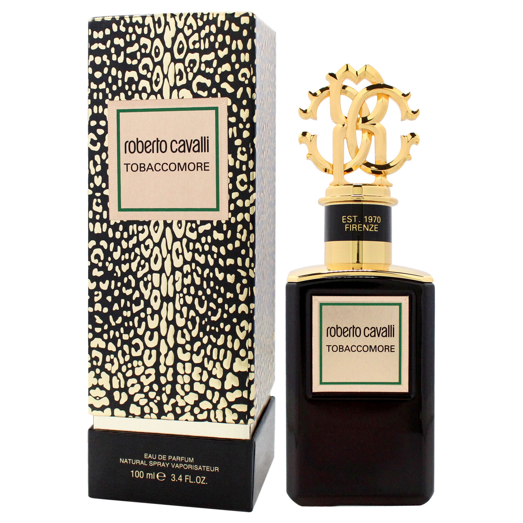 Tobaccomore by Roberto Cavalli for Unisex - 3.4 oz EDP Spray, Clear, alternate image number 3
