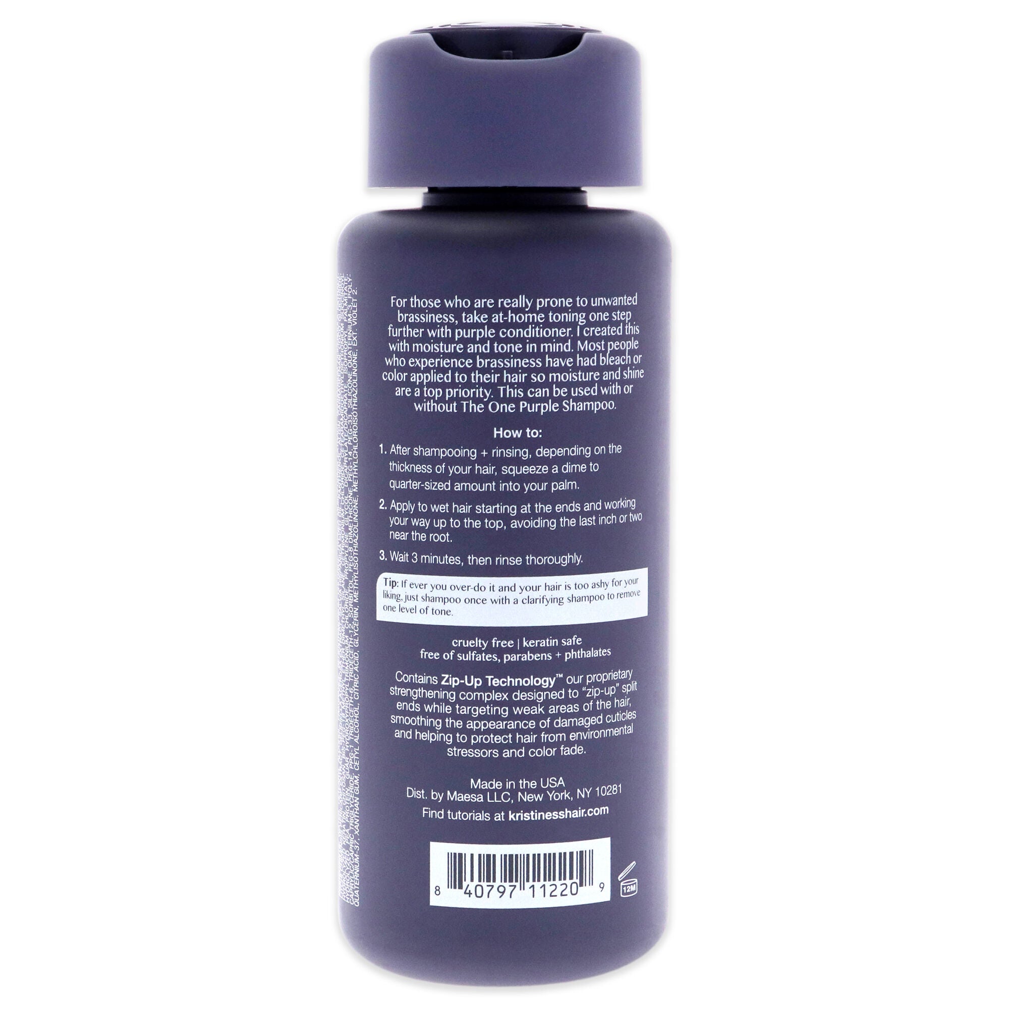 The One Purple Conditioner by Kristin Ess for Unisex - 10 oz Conditioner, , alternate image number 3